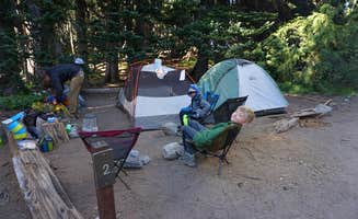 Jill T.'s photo at Glacier Basin Backcountry Campsites — Mount Rainier National Park near Mount Rainier National Park