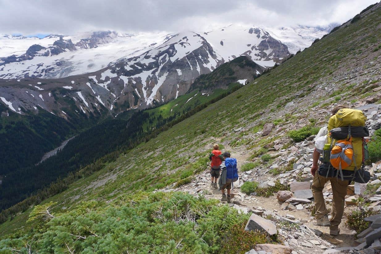 Camper submitted image from Glacier Basin Backcountry Campsites — Mount Rainier National Park - 1