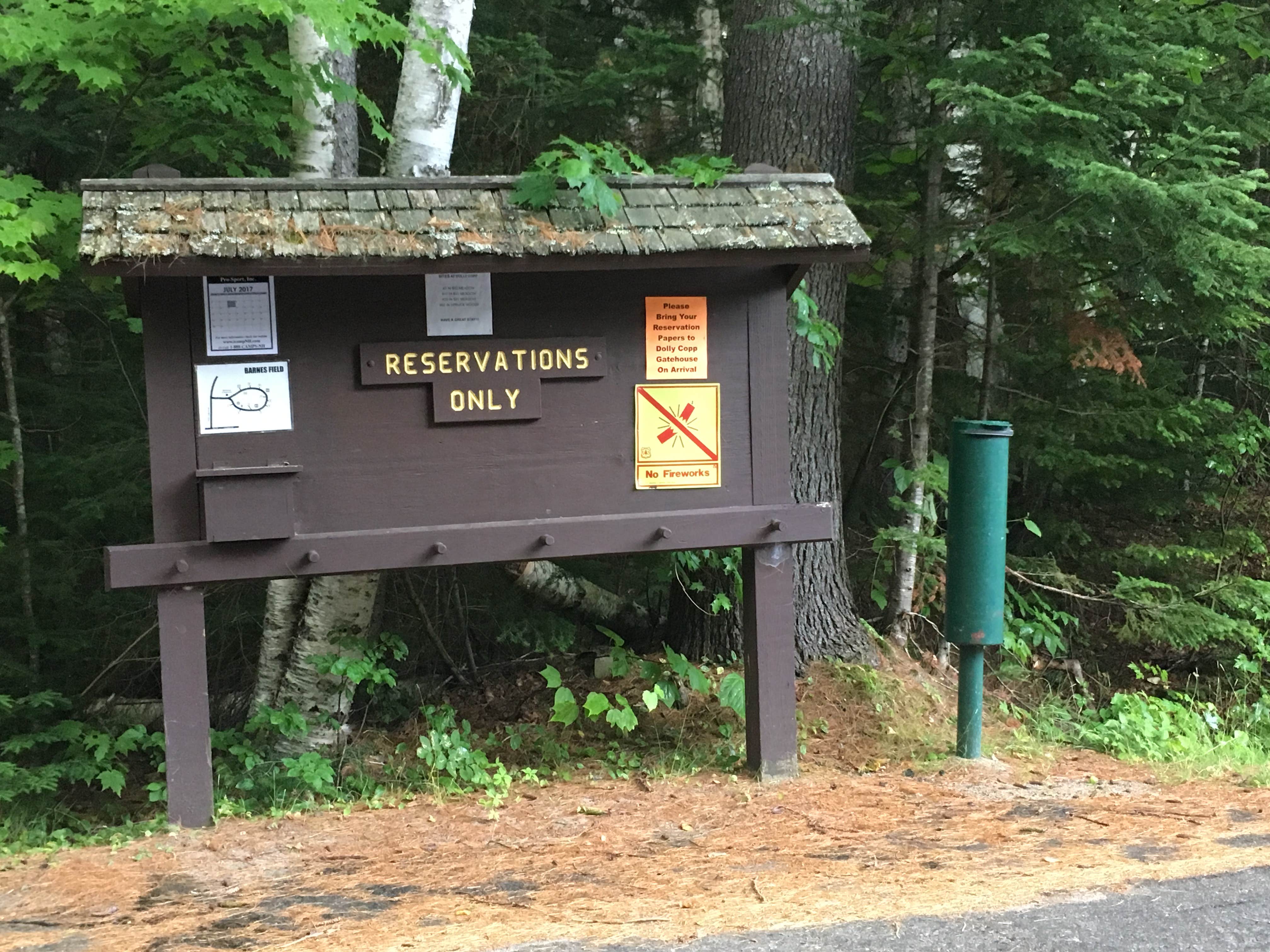 Camper-submitted photo at Barnes Field Campground near Randolph, NH