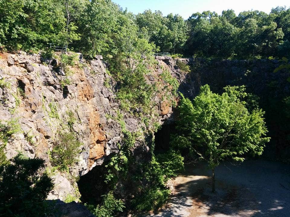Camper submitted image from Dismals Canyon Cabins and Primitive Campsites - 2