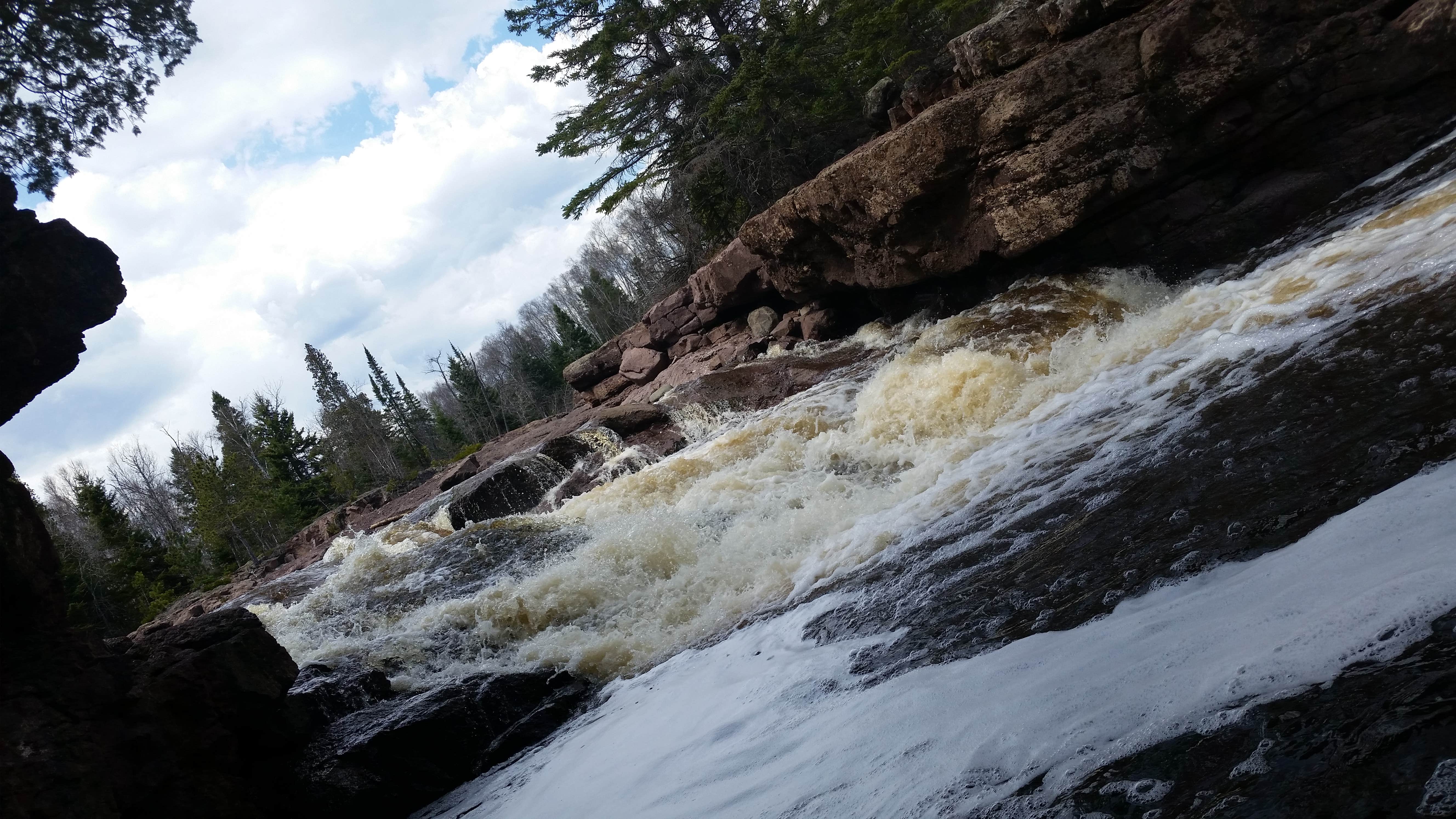 Camper-submitted photo at Gooseberry Falls State Park Campground in Minnesota
