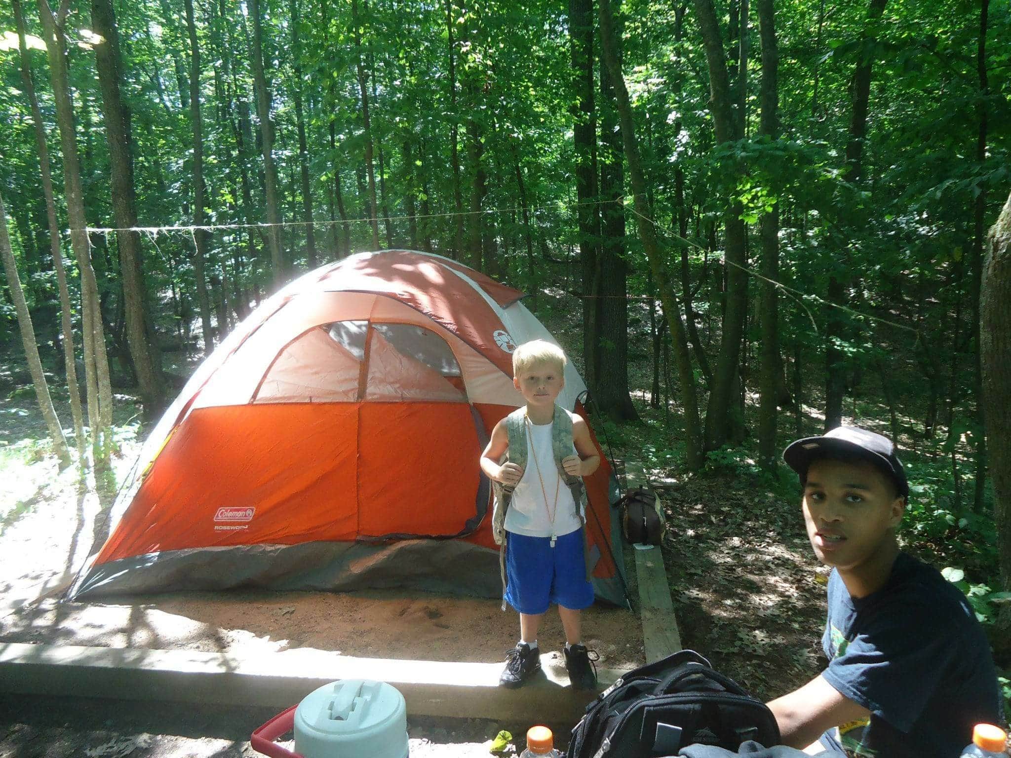 Jordan L.'s photo of tent camping at Ogechie Campground — Mille Lacs Kathio State Park near Hinckley, MN