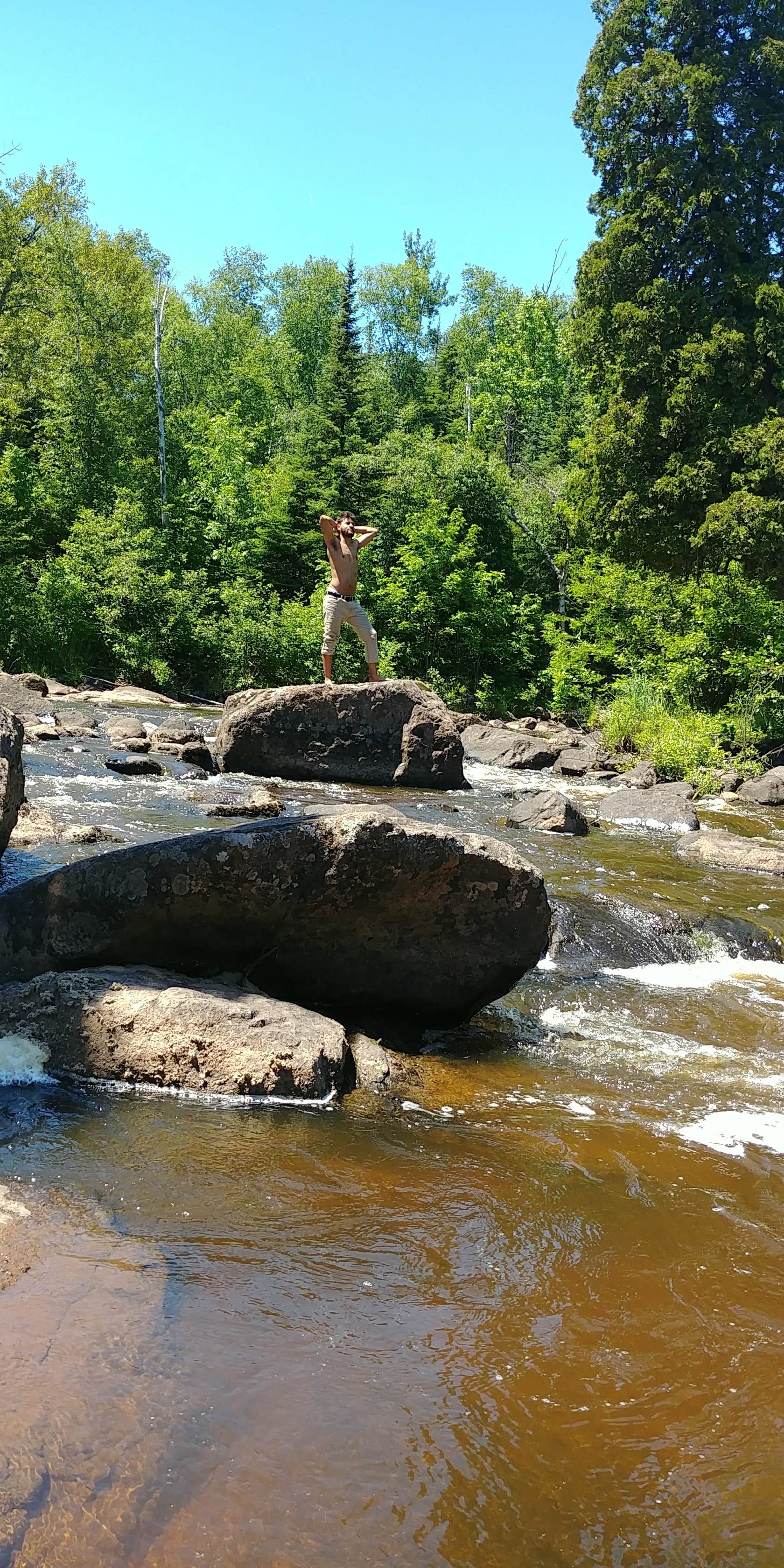 Camper-submitted photo at Grand Portage State Forest Devilfish Lake Campsite near Grand Portage, MN