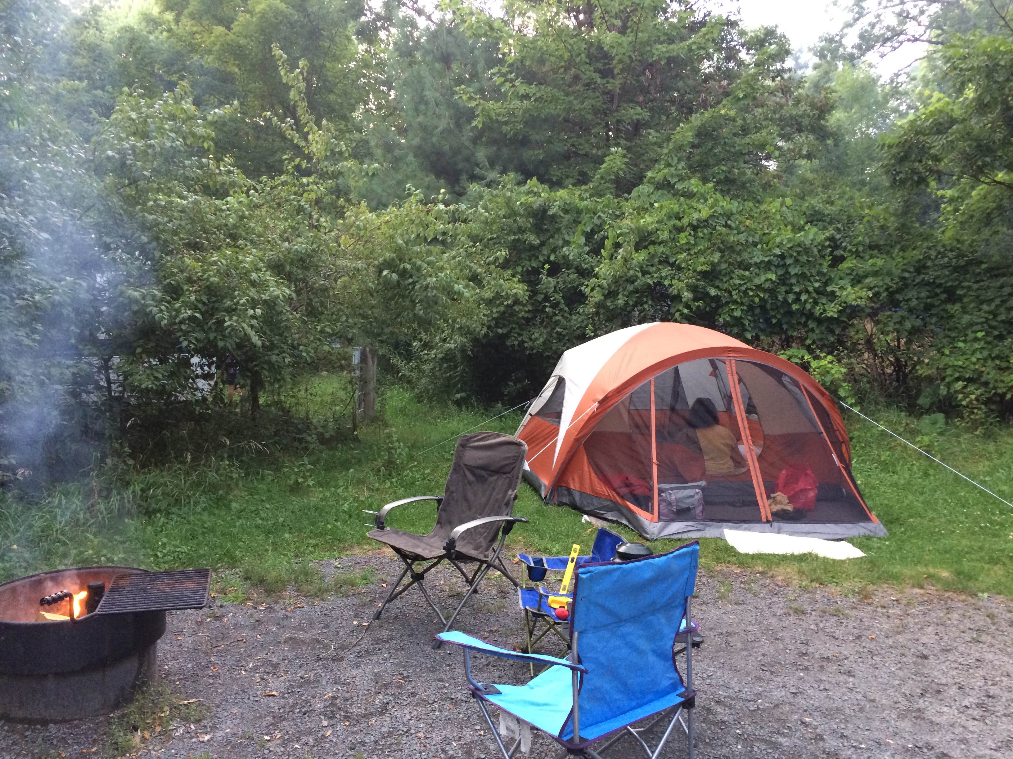 Brian C.'s photo of tent camping at William O'Brien State Park Campground near Shorewood, MN