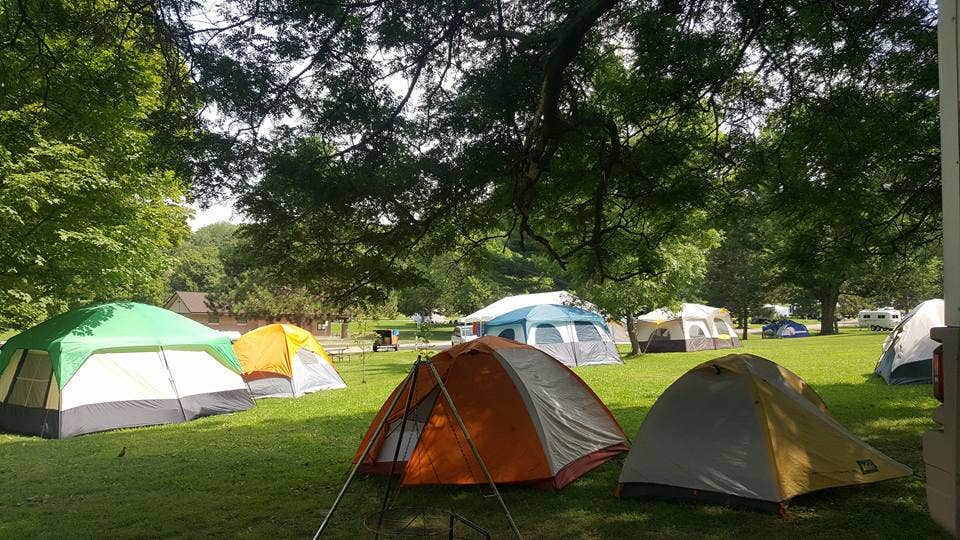 Melissa K.'s photo at Ice Age Campground — Devils Lake State Park near Sauk City, WI
