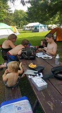 Melissa K.'s photo at Ice Age Campground — Devils Lake State Park near Baraboo, WI