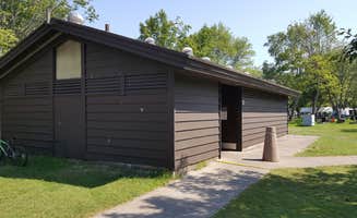 Stephanie C.'s photo of a cabin at Brimley State Park Campground near De Tour Village, MI