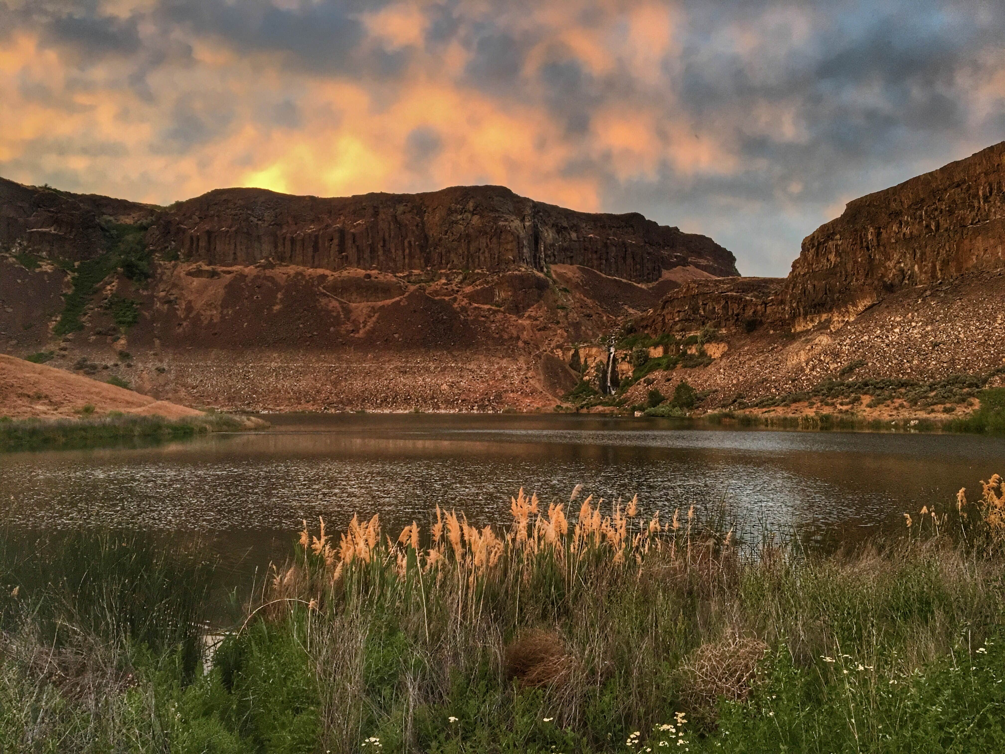 Camper-submitted photo at Ancient & Dusty Lake Trailhead near Vantage, WA
