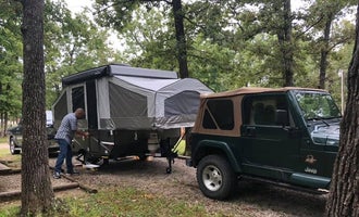 Camping near Lebanon - Bennett Spring KOA: Rustic Trails RV Park, Long Lane, Missouri