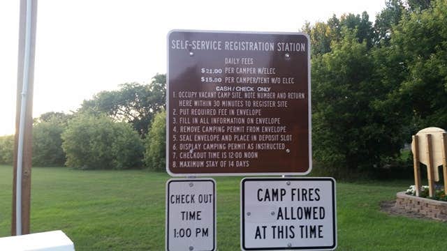 Camper-submitted photo at Old Settlers Park near Towner, ND