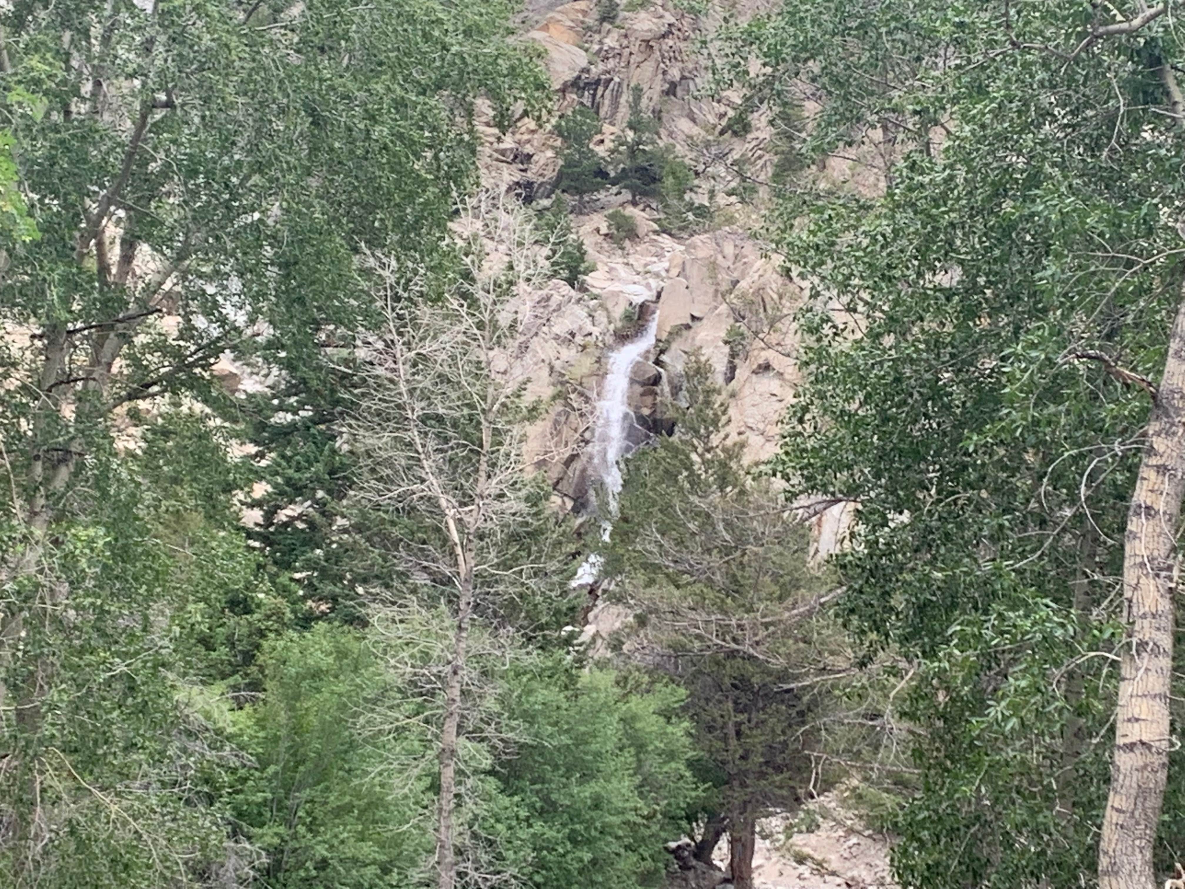 Waterfall near Chalk Lake Camground