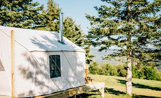The Dyrt's photo of glamping accommodations at Bear Rock Secret Pines near West Stewartstown, NH