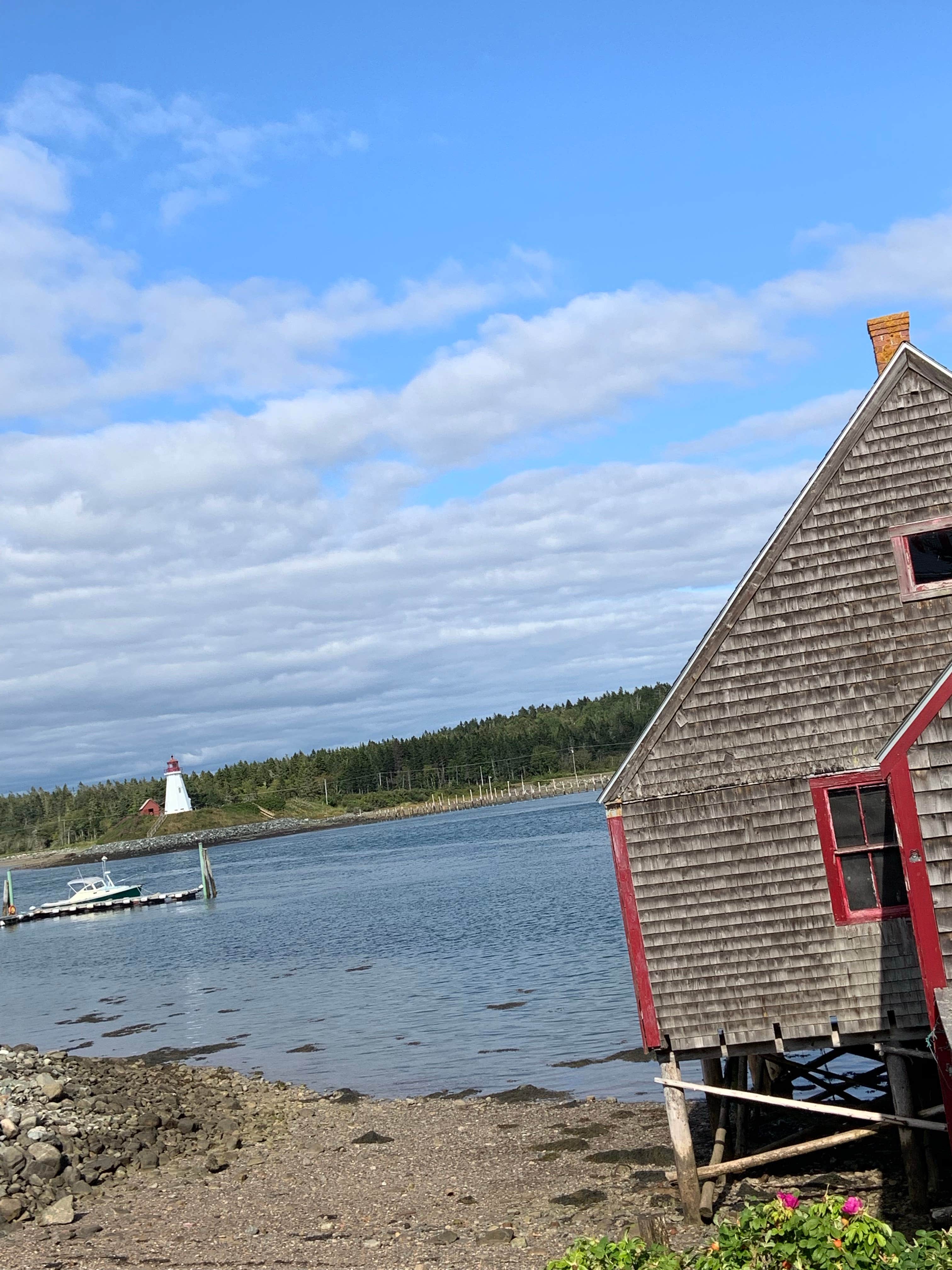 Jill W.'s photo of glamping accommodations at Sunset Point RV Park near Dennysville, ME