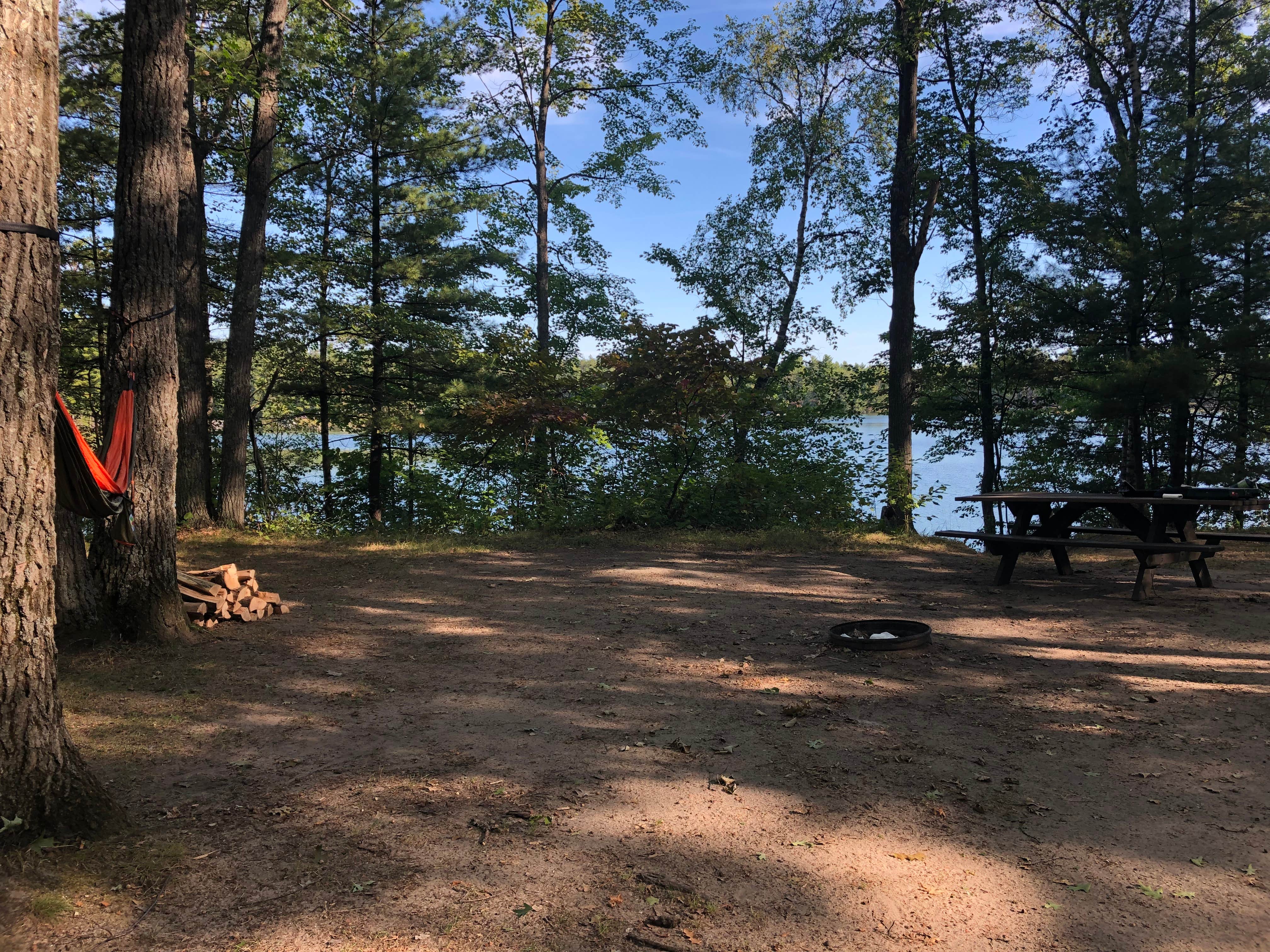 Camper submitted image from Little Wolf Lake State Forest Campground - 4
