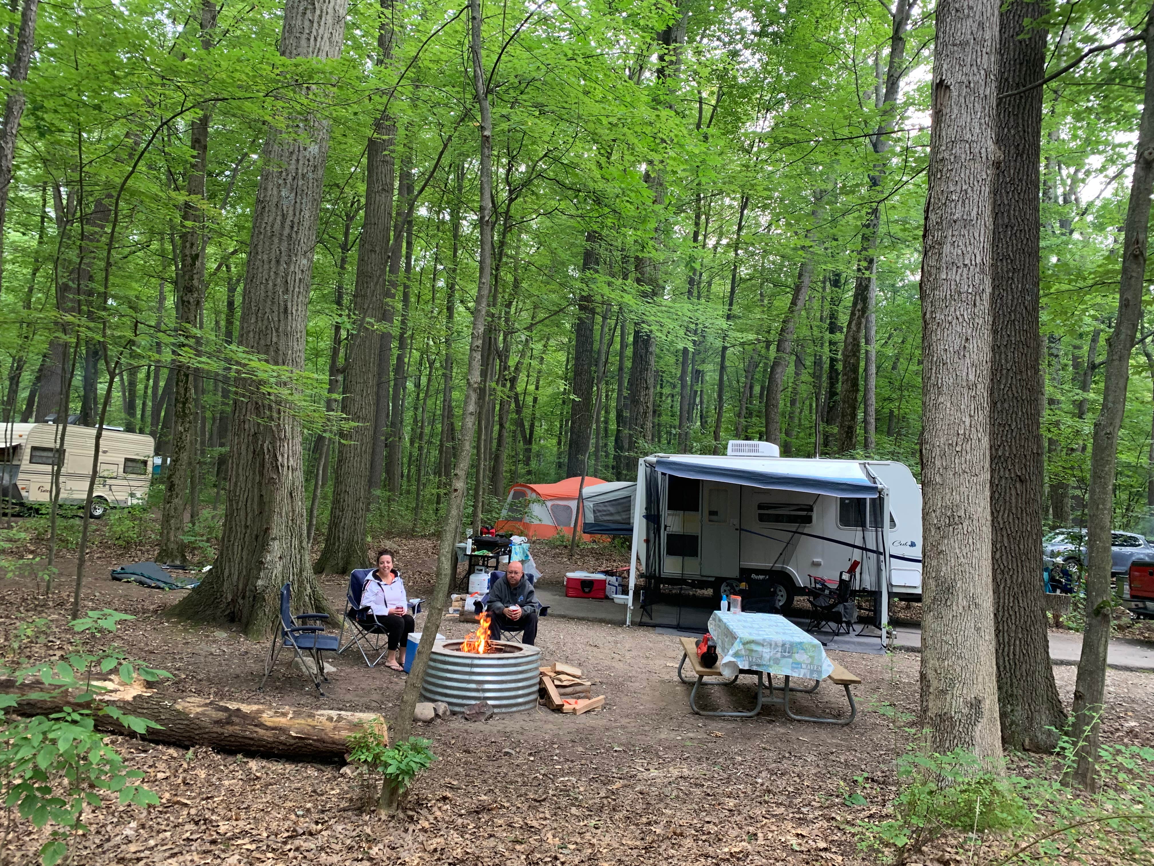 David S.'s photo of rv camping at McGinnis Lake Campground — Holly Recreation Area near Holly, MI