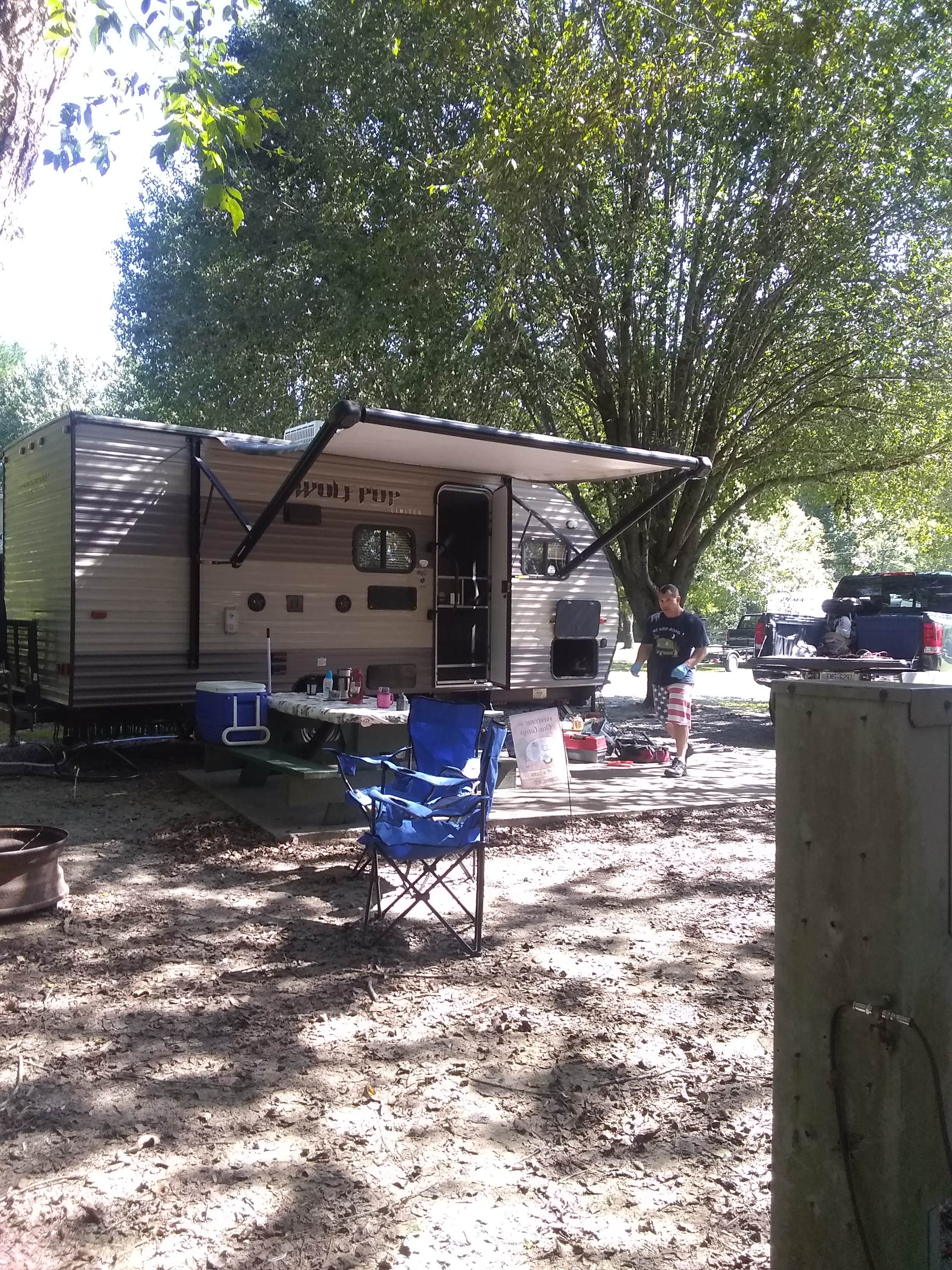 Camper-submitted photo at River Creek Campground near Lake Lure, NC