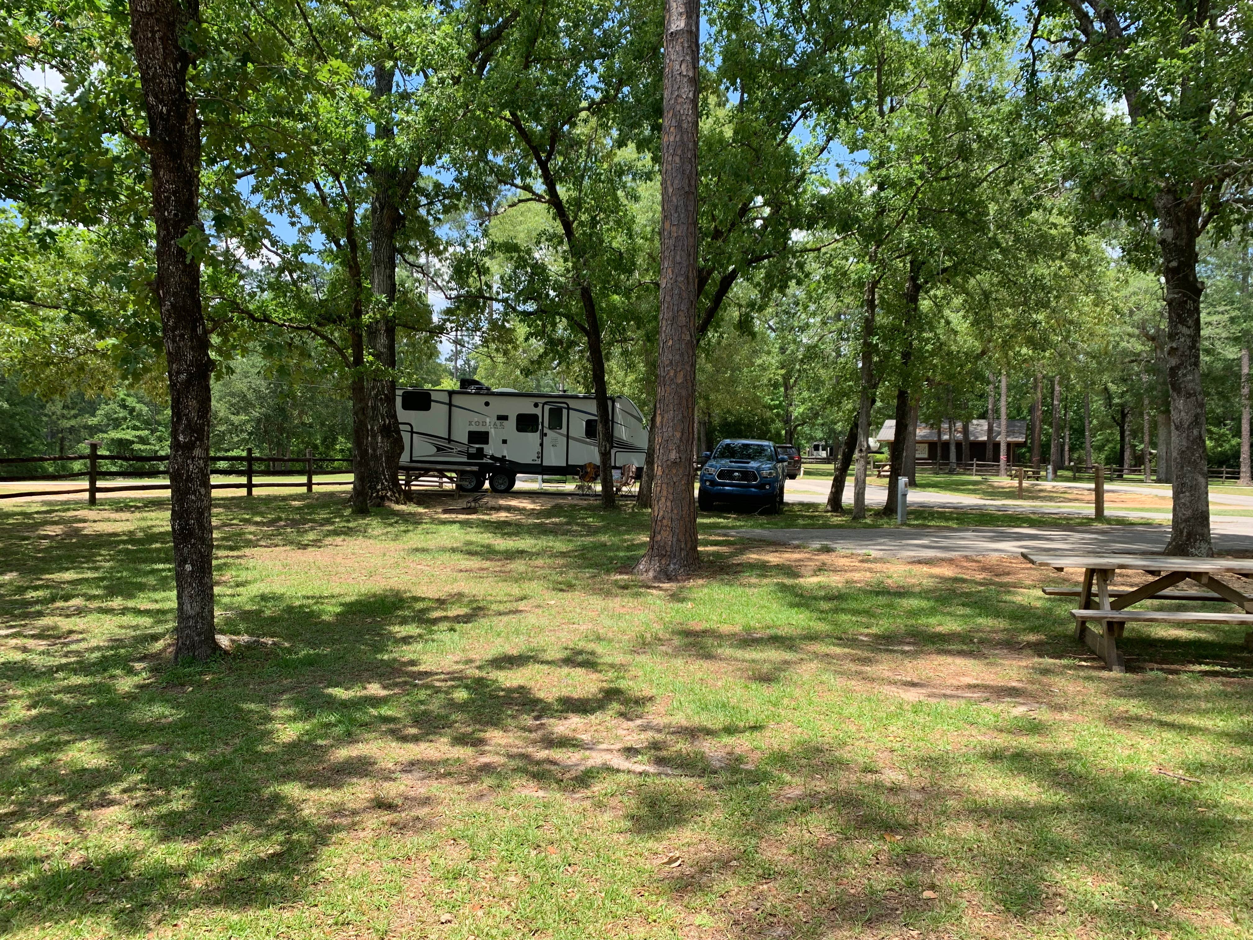 Laurie  A.'s photo of rv camping at North Karick Lake Campground — Blackwater River State Forest near Andalusia, AL