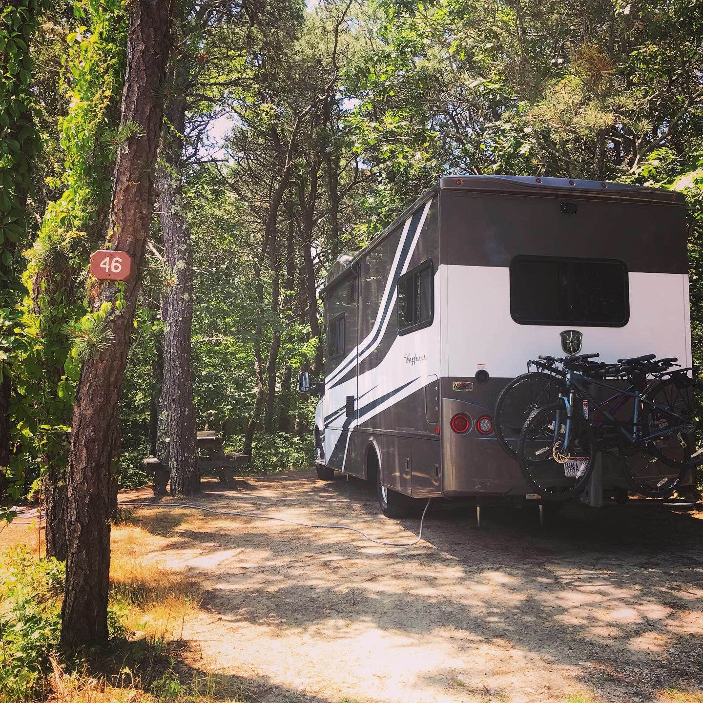 Rae M.'s photo of rv camping at Dunes' Edge Campground - Provincetown Camping near Truro, MA