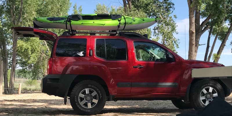 Camper submitted image from Sandy Beach Dune and Willow — Glendo State Park
