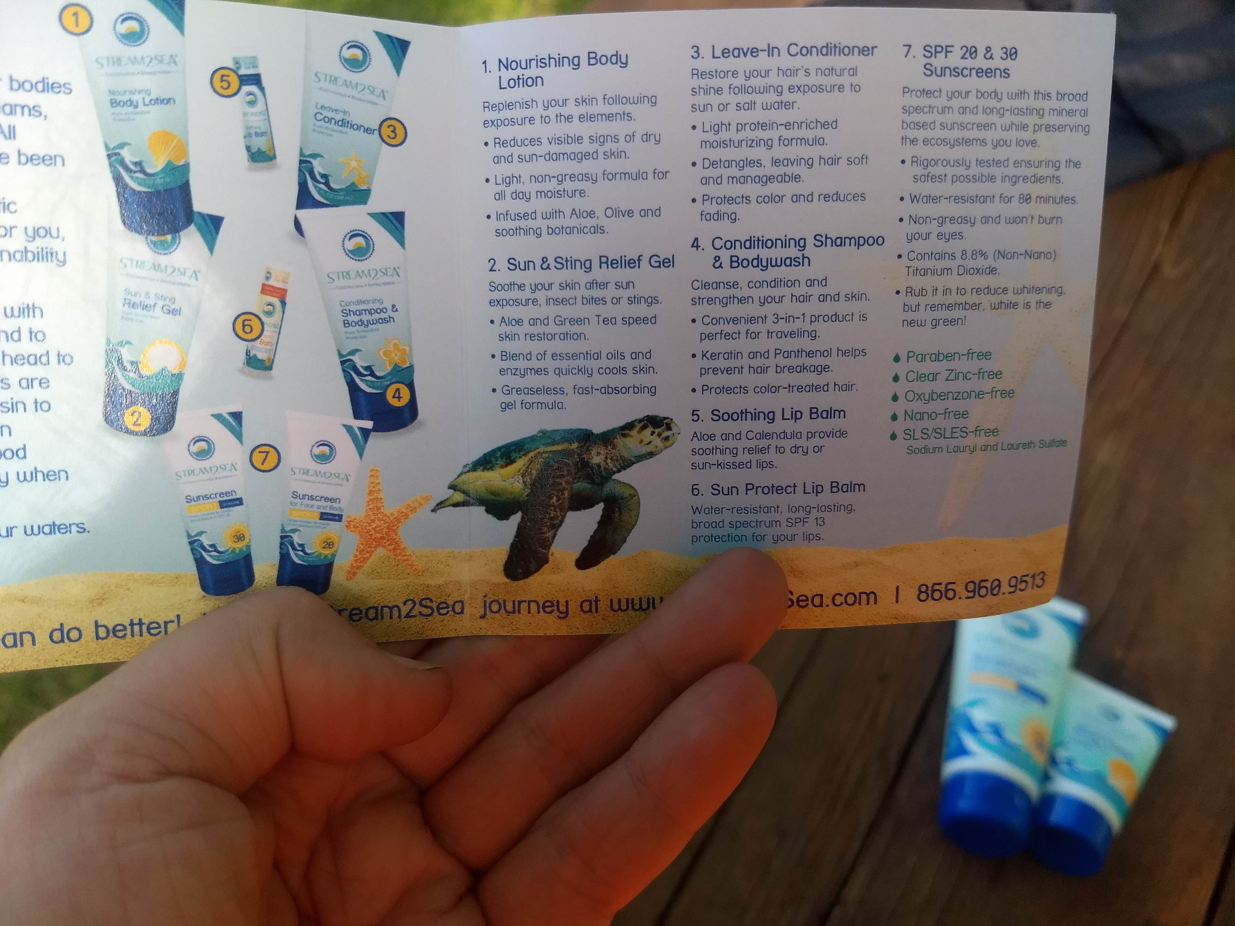 This awesome informational brochure they include.
