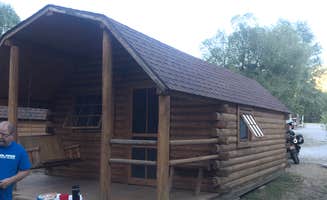 Taylor B.'s photo of a cabin at Jackson Hole/Snake River Park KOA near Felt, ID