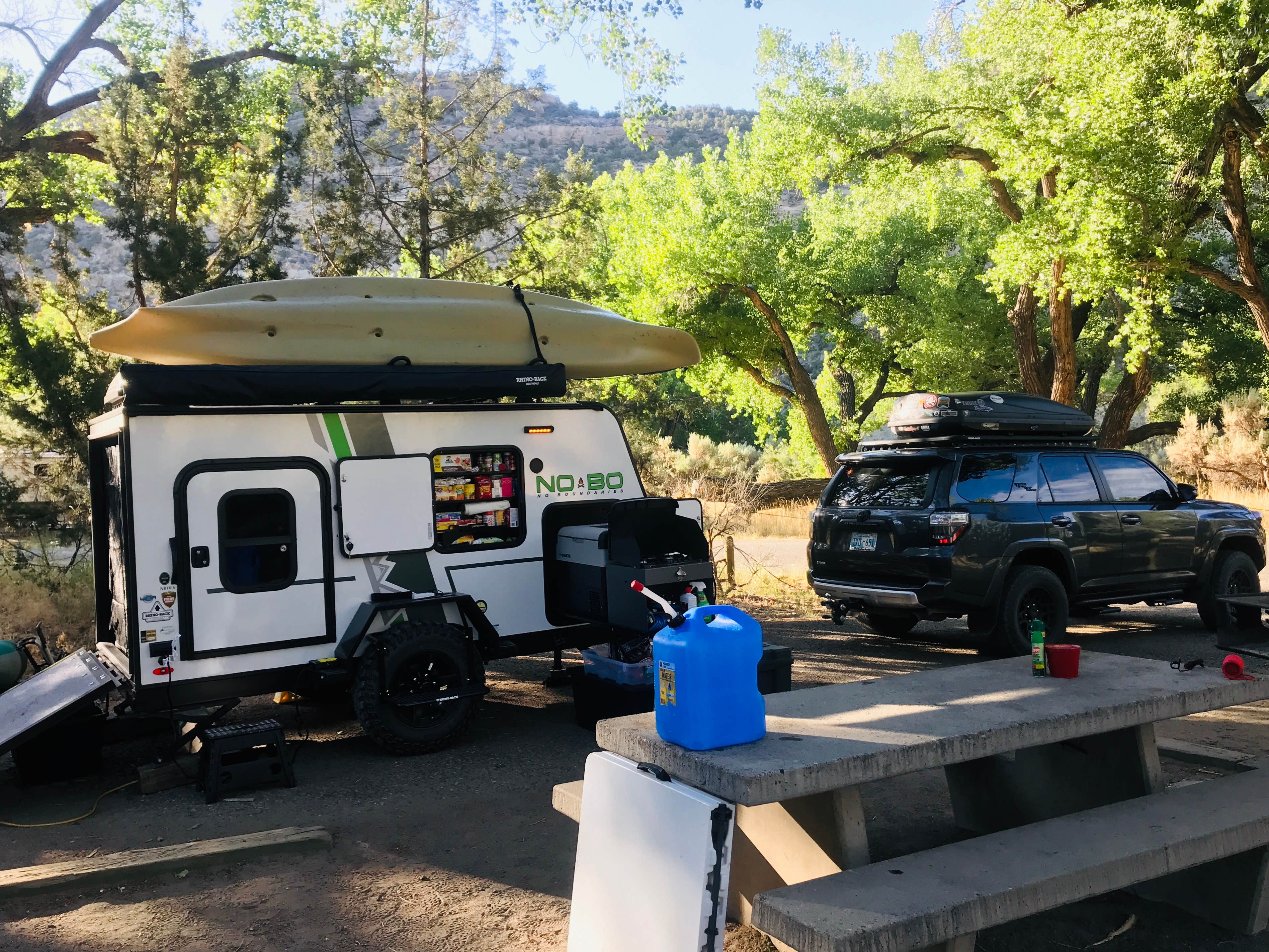 Patrick M.'s photo of rv camping at Cottonwood Campground — Navajo Lake State Park near Counselor, NM