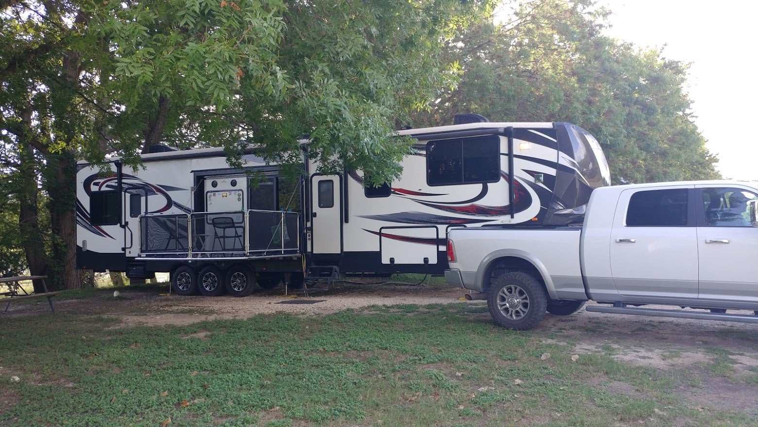 Our camper in site 17