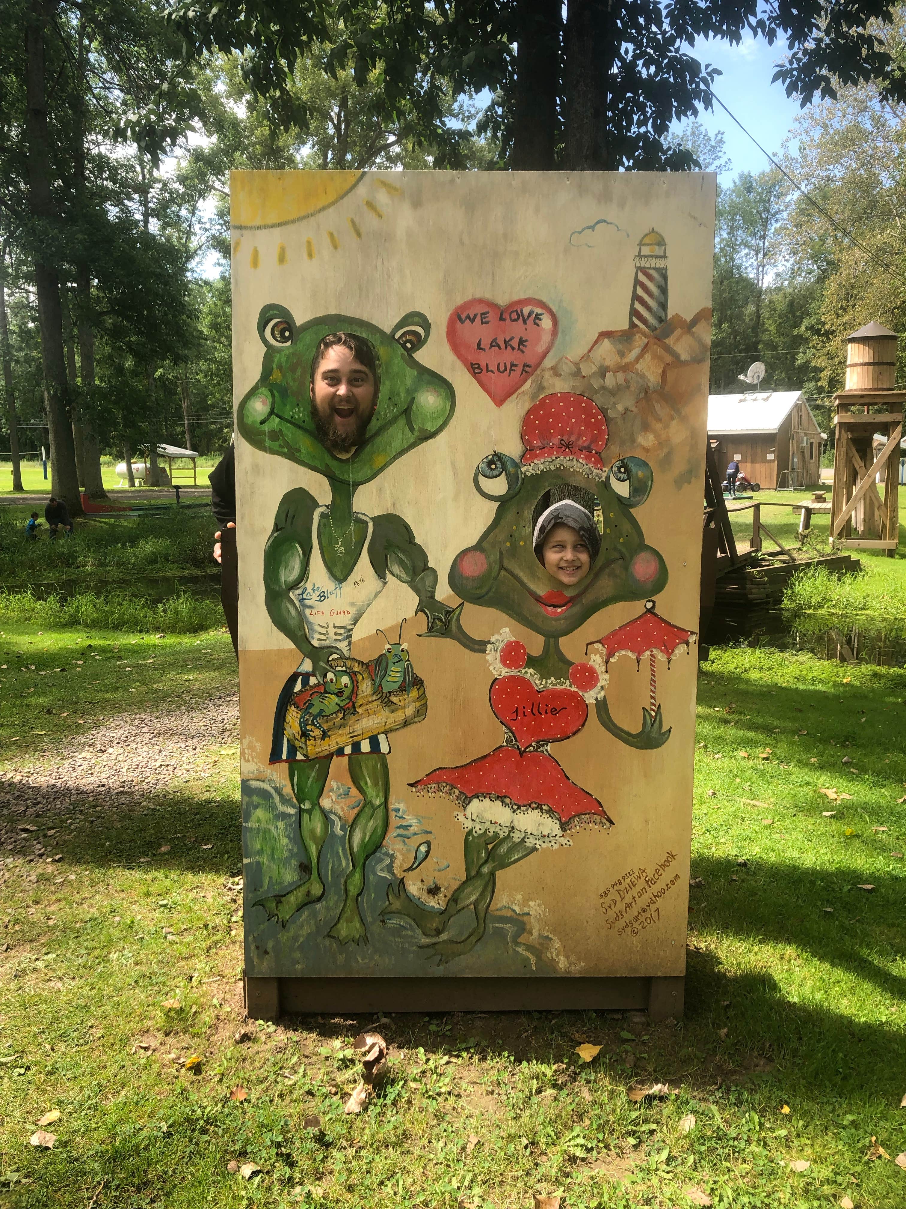 Camper-submitted photo at Lake Bluff RV Park near Sodus Point, NY