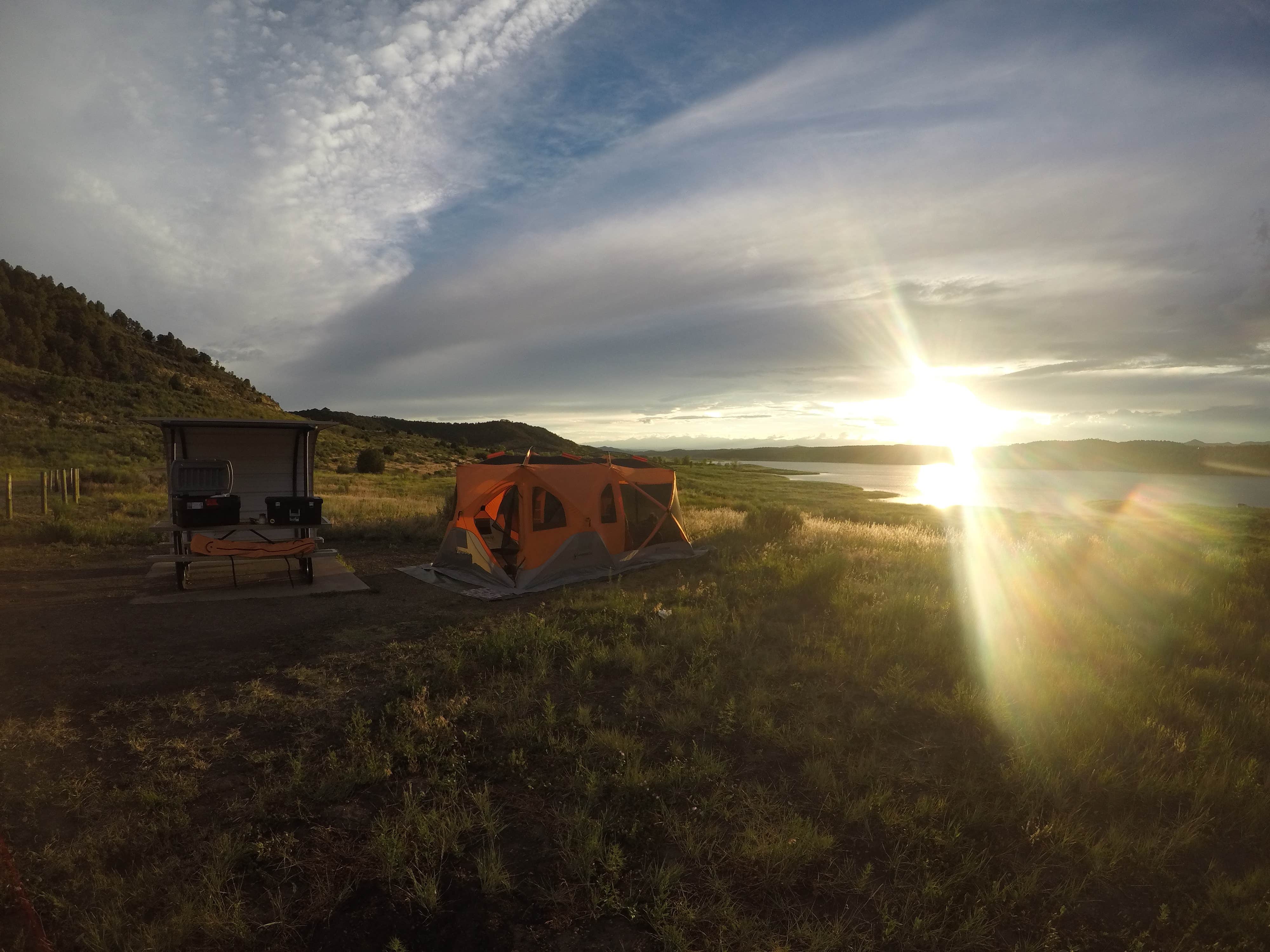 Camper-submitted photo at South Shore Campground — Trinidad Lake State Park near Raton, NM