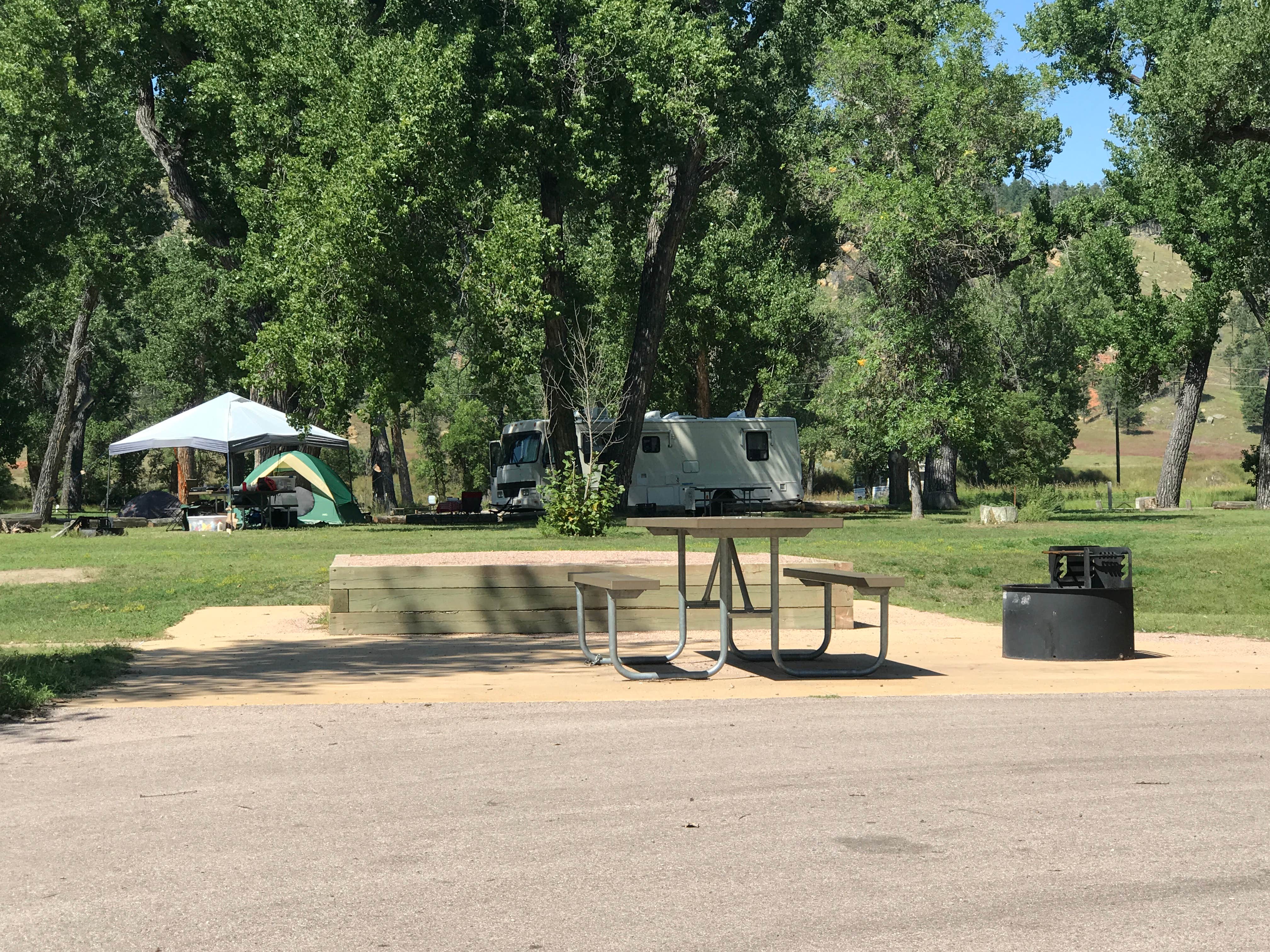Crystal C.'s photo of rv camping at Belle Fourche Campground at Devils Tower — Devils Tower National Monument near Devils Tower National Monument