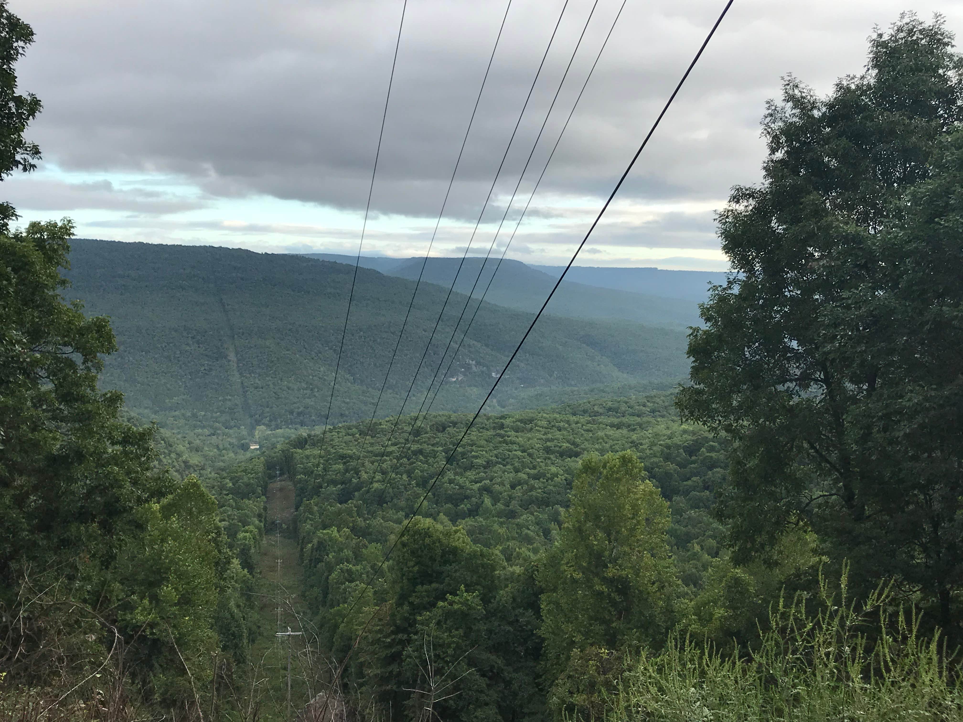 Lookout at the entrance of the road.