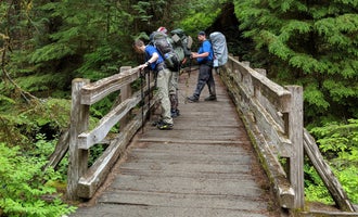 Camping near O'Neil Creek Campground — Olympic National Park: Pony Bridge — Olympic National Park, Olympic National Forest, Washington