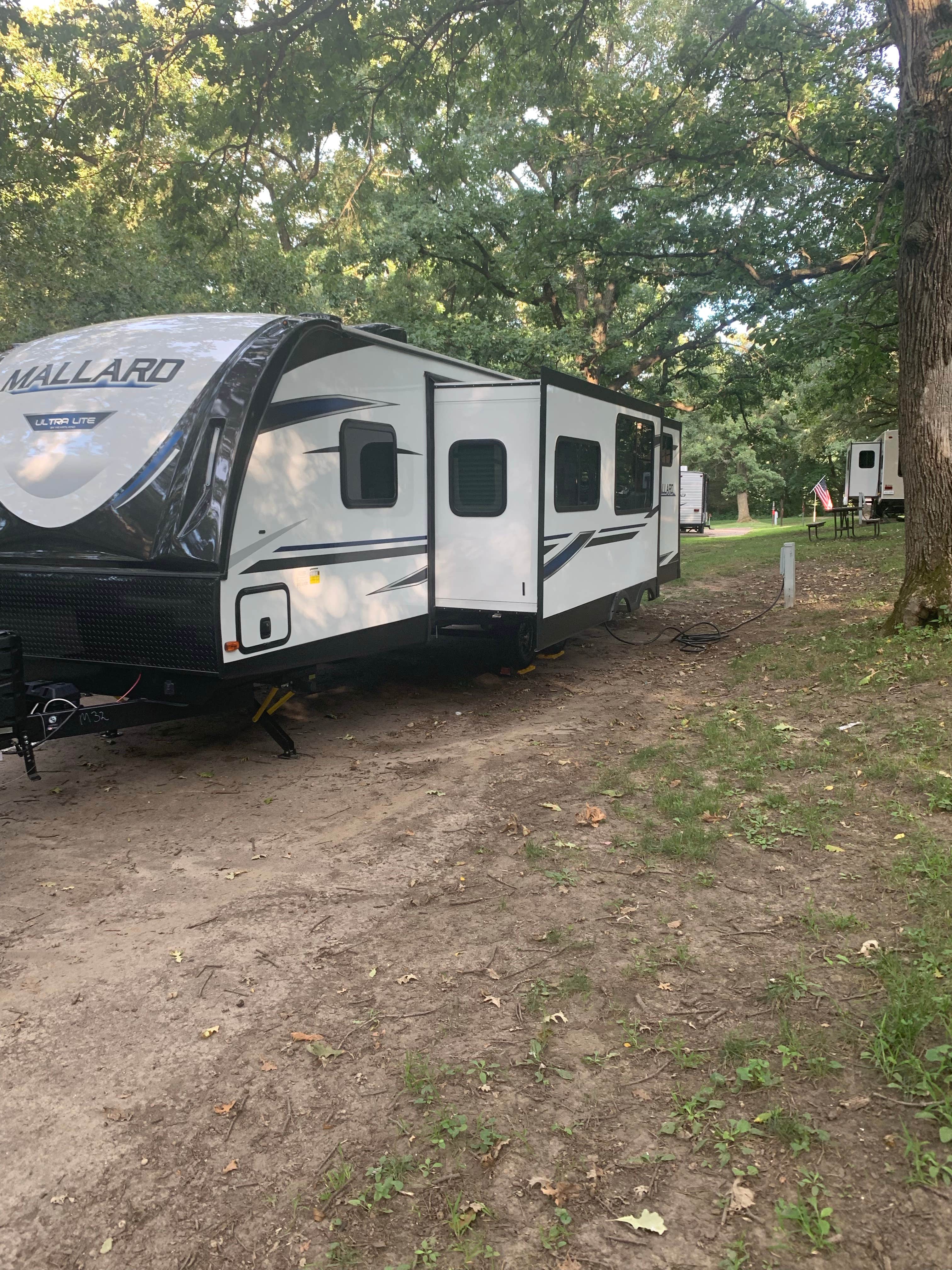 Alex M.'s photo of rv camping at Riverfront Campground — Ponca State Park near Yankton, SD