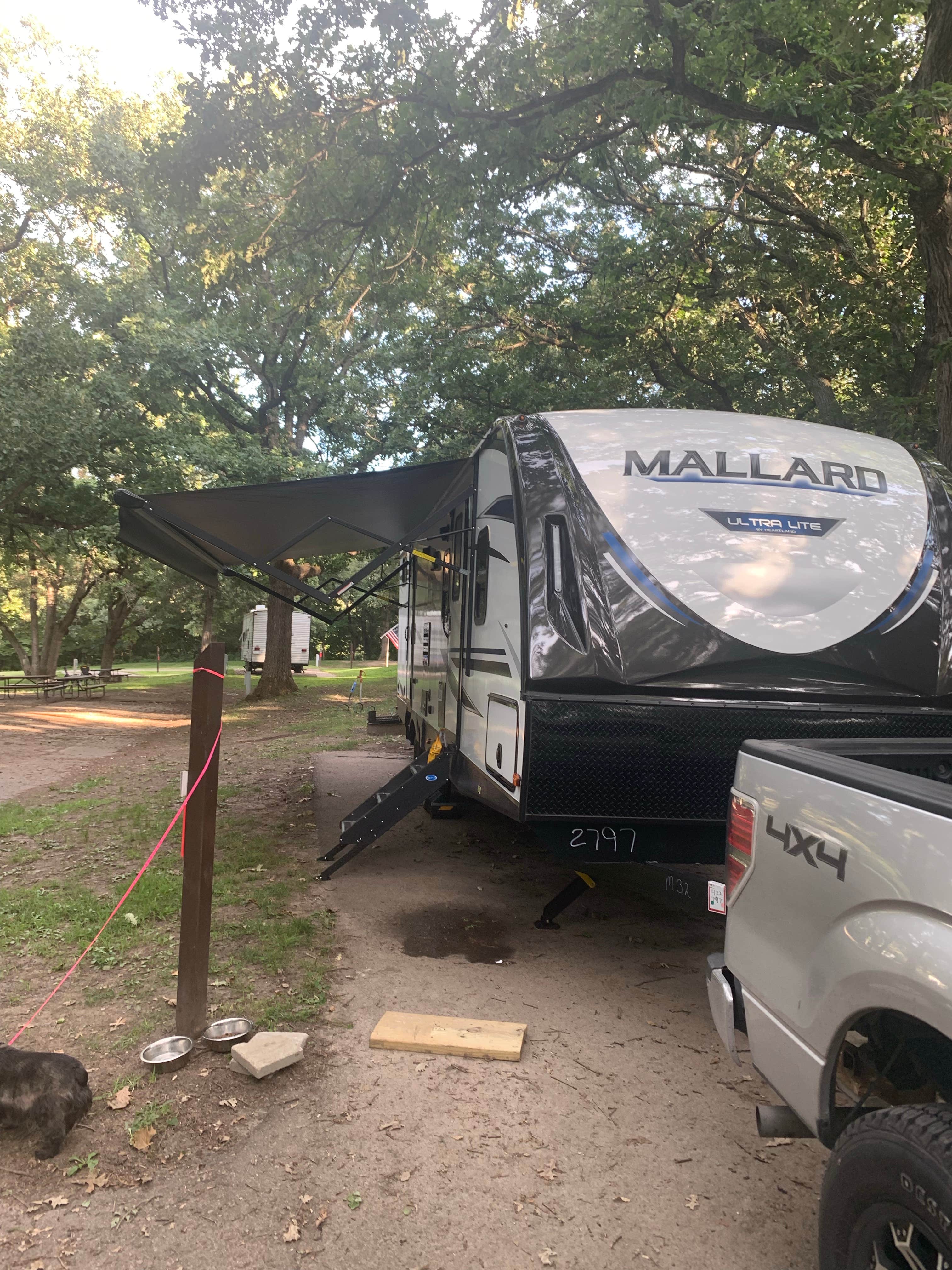 Alex M.'s photo of rv camping at Riverfront Campground — Ponca State Park near Le Mars, IA