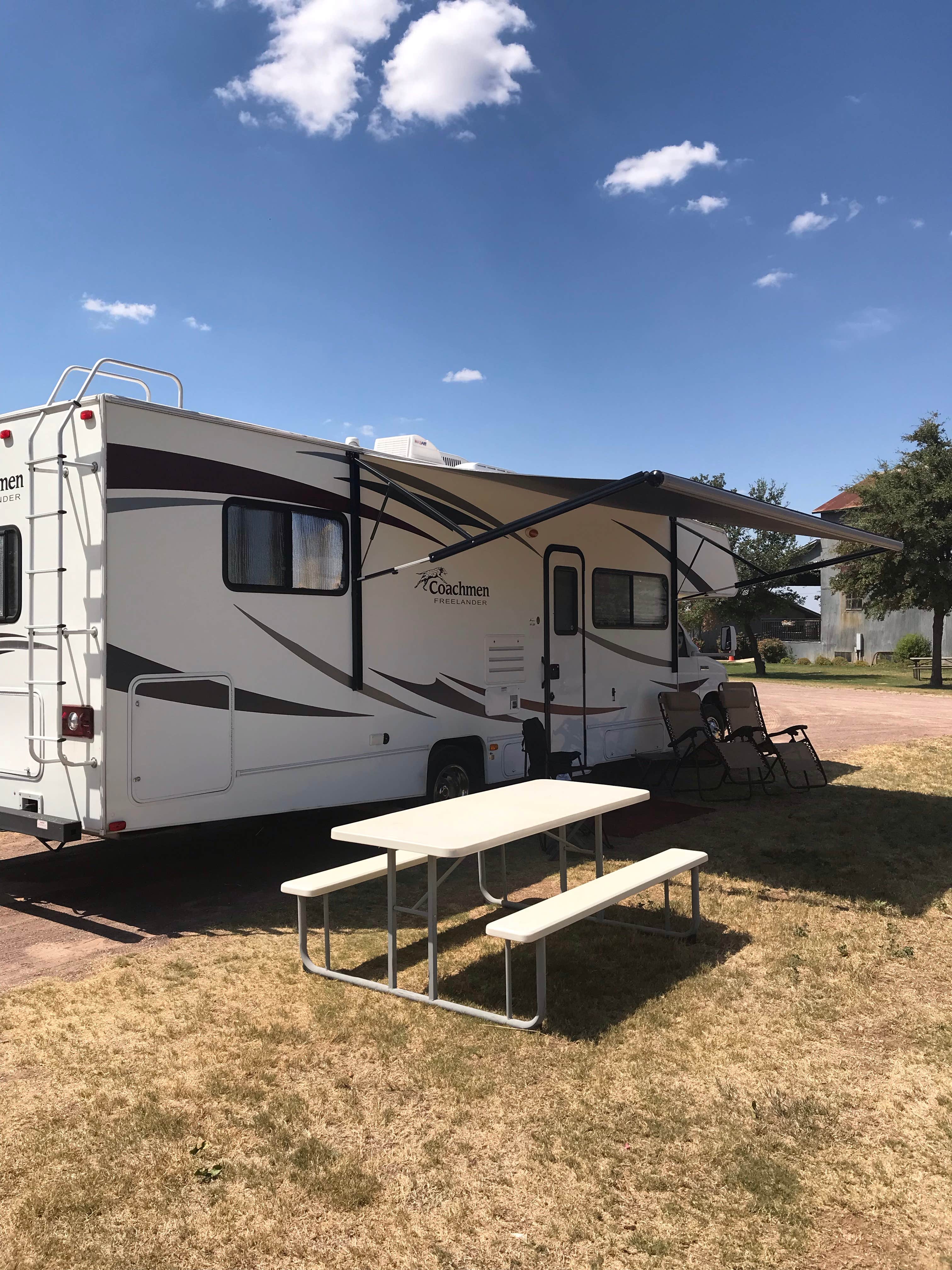 Kelly B.'s photo of rv camping at Ole Town Cotton Gin RV Park near Estelline, TX