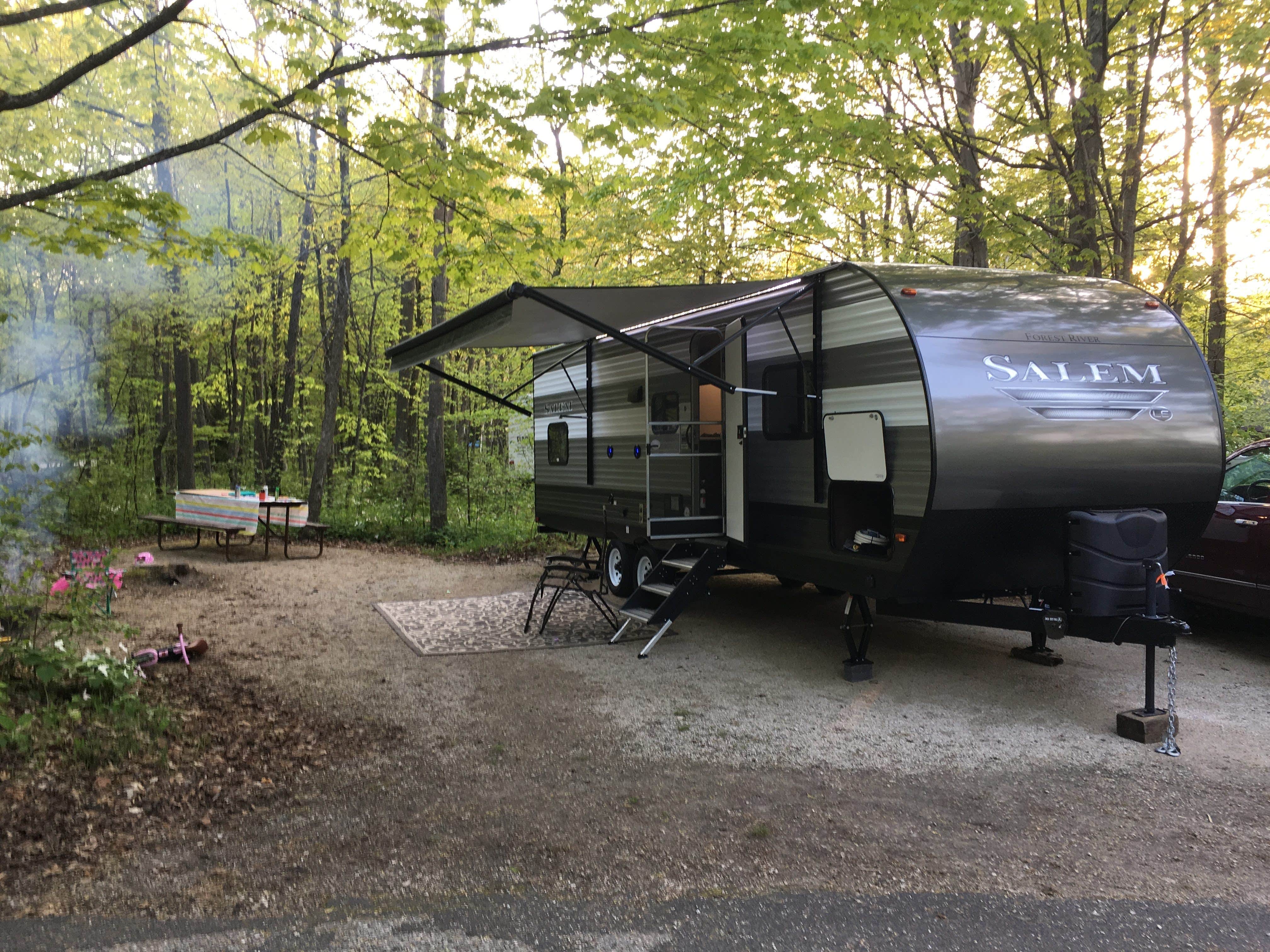 Andrew C.'s photo of rv camping at South Nicolet Bay Campground — Peninsula State Park near Ephraim, WI