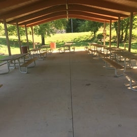 The large pavilion is wheelchair accessible 