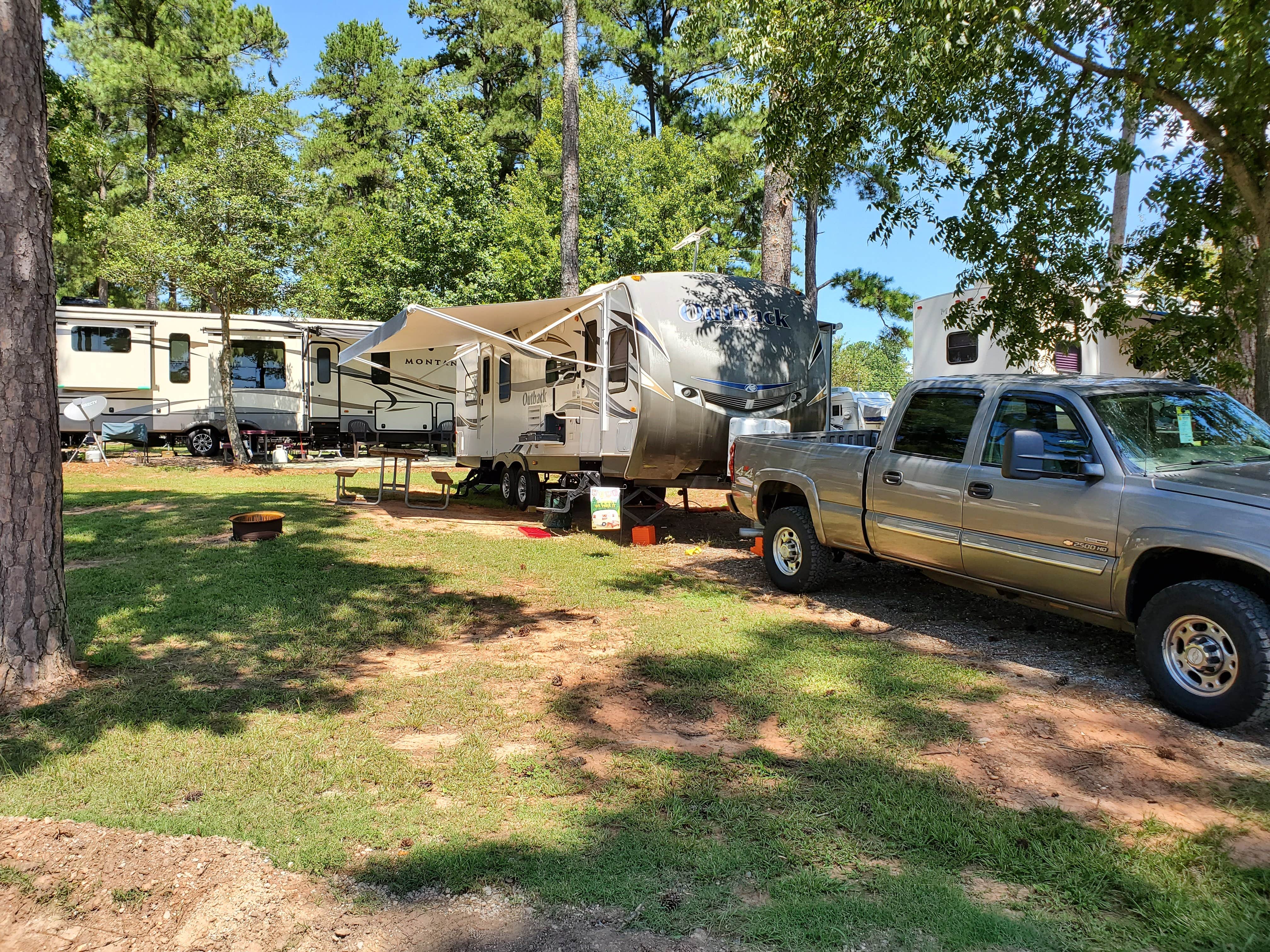 Matt L.'s photo of rv camping at Spacious Skies Peach Haven near Rock Hill, SC