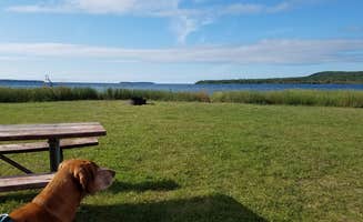 Gary T.'s photo of camping with pets at Munising Tourist Park Campground near Pictured Rocks National Lakeshore