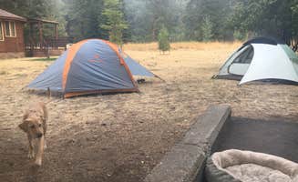 Heidi P.'s photo of camping with pets at Wallowa Lake State Park Campground near Lostine, OR