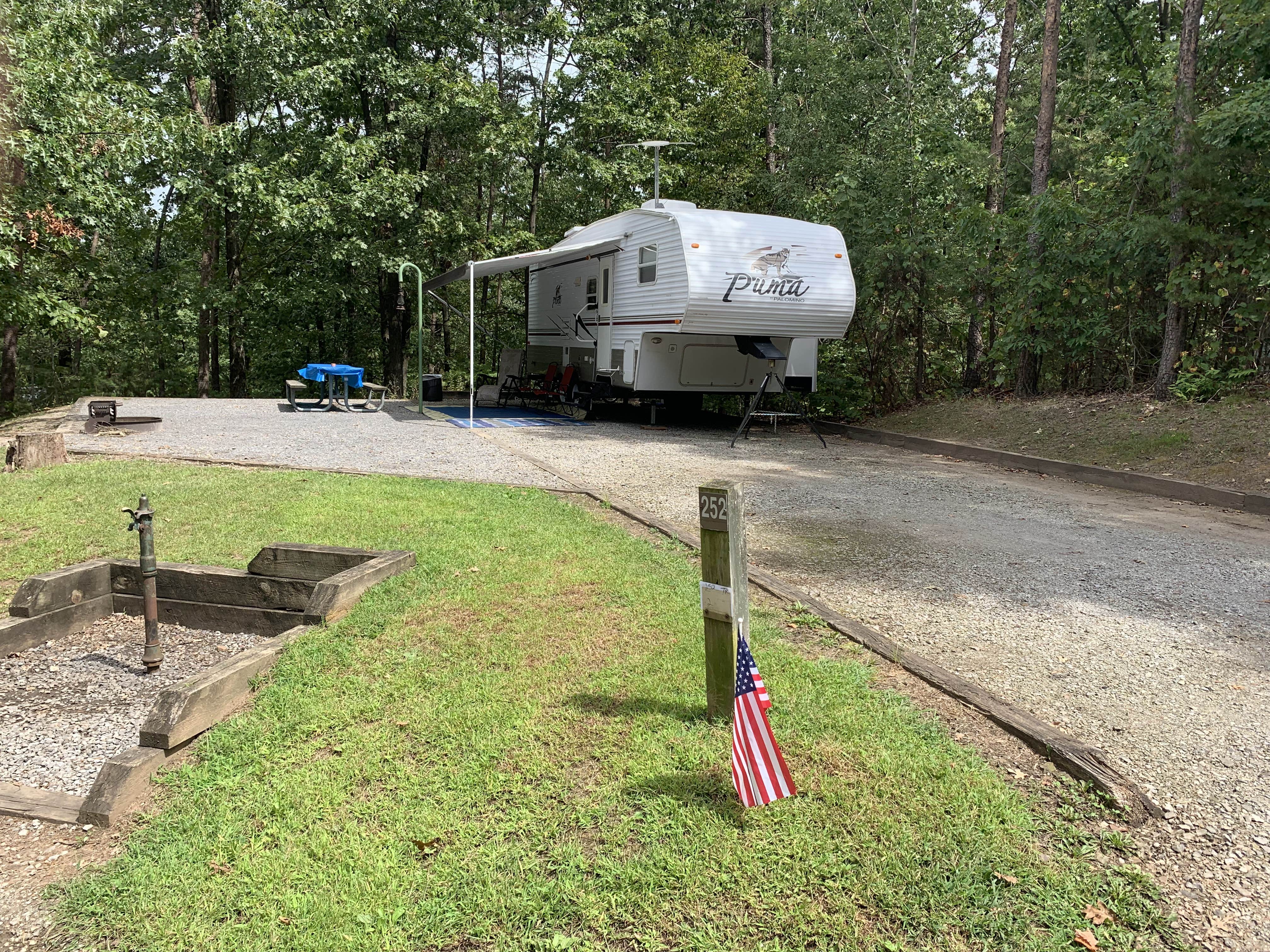 Laure D.'s photo of rv camping at Seven Points (PA) near Belleville, PA