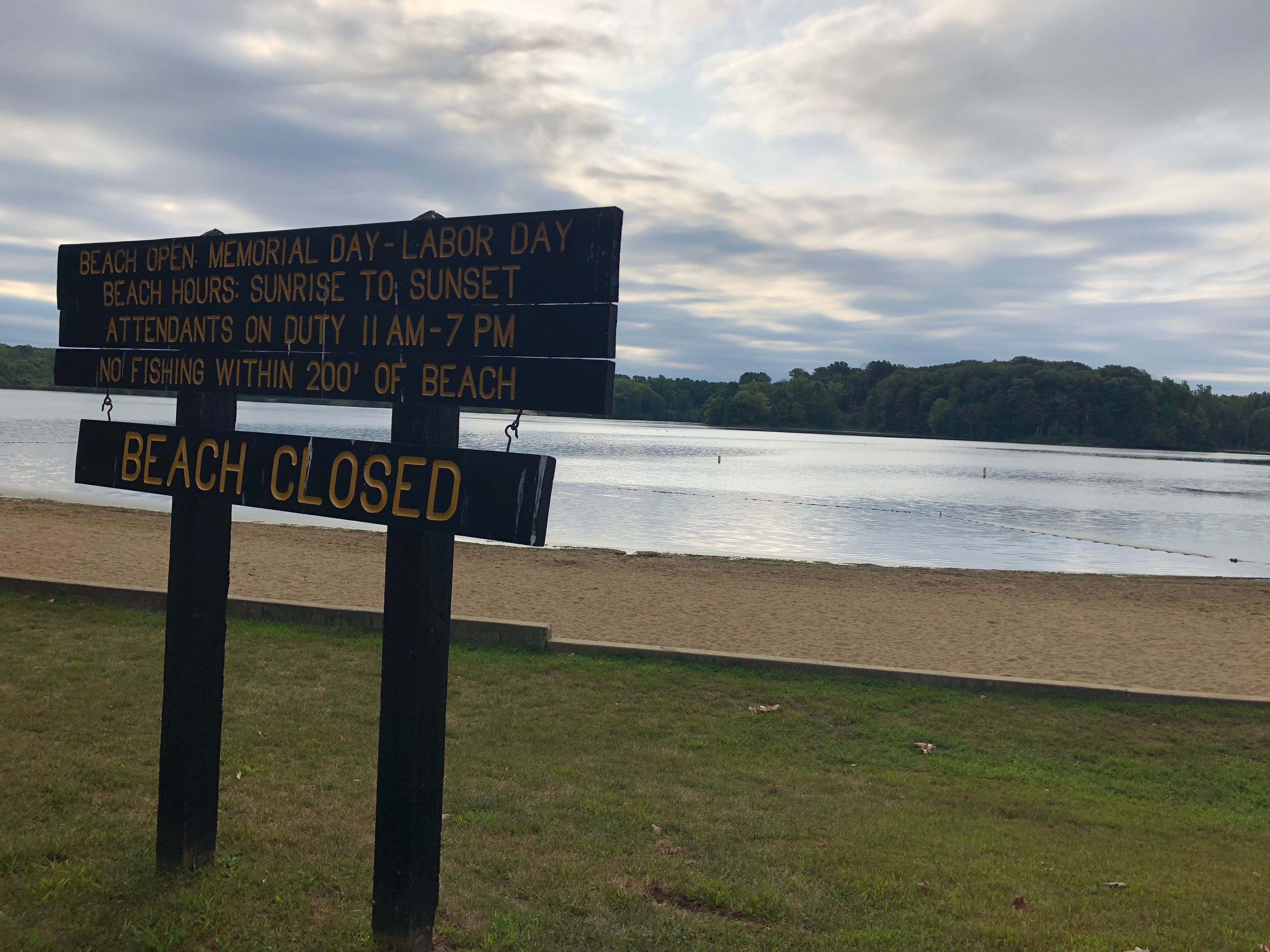 Beach is only open Memorial Day through Labor Day