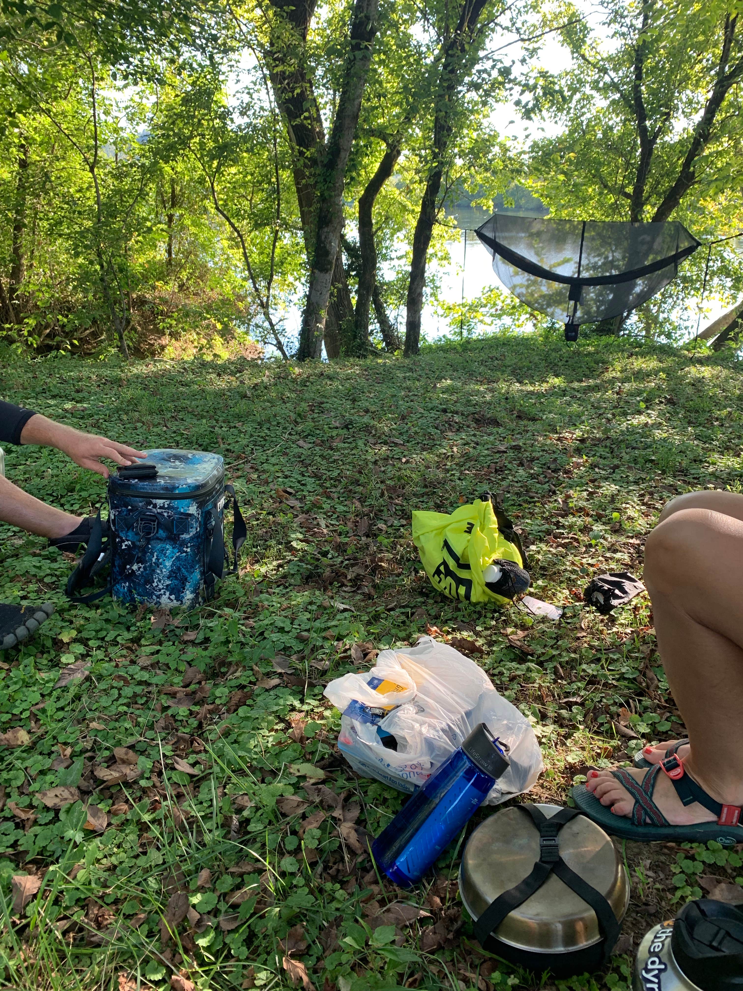 Nate H.'s photo of tent camping at Holston River Bank near Rutledge, TN