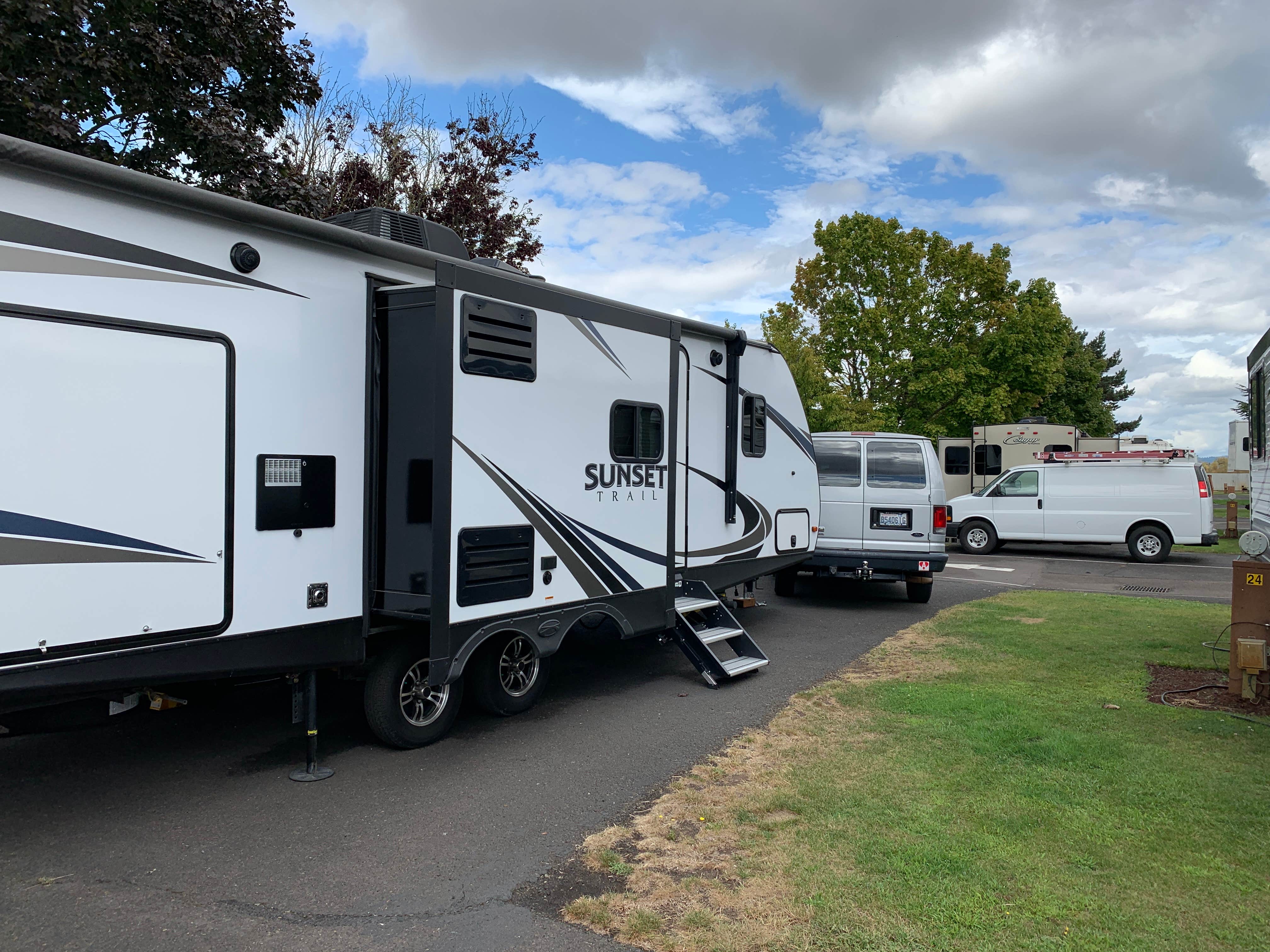 Jim J.'s photo of rv camping at Portland-Woodburn RV Park near Molalla, OR