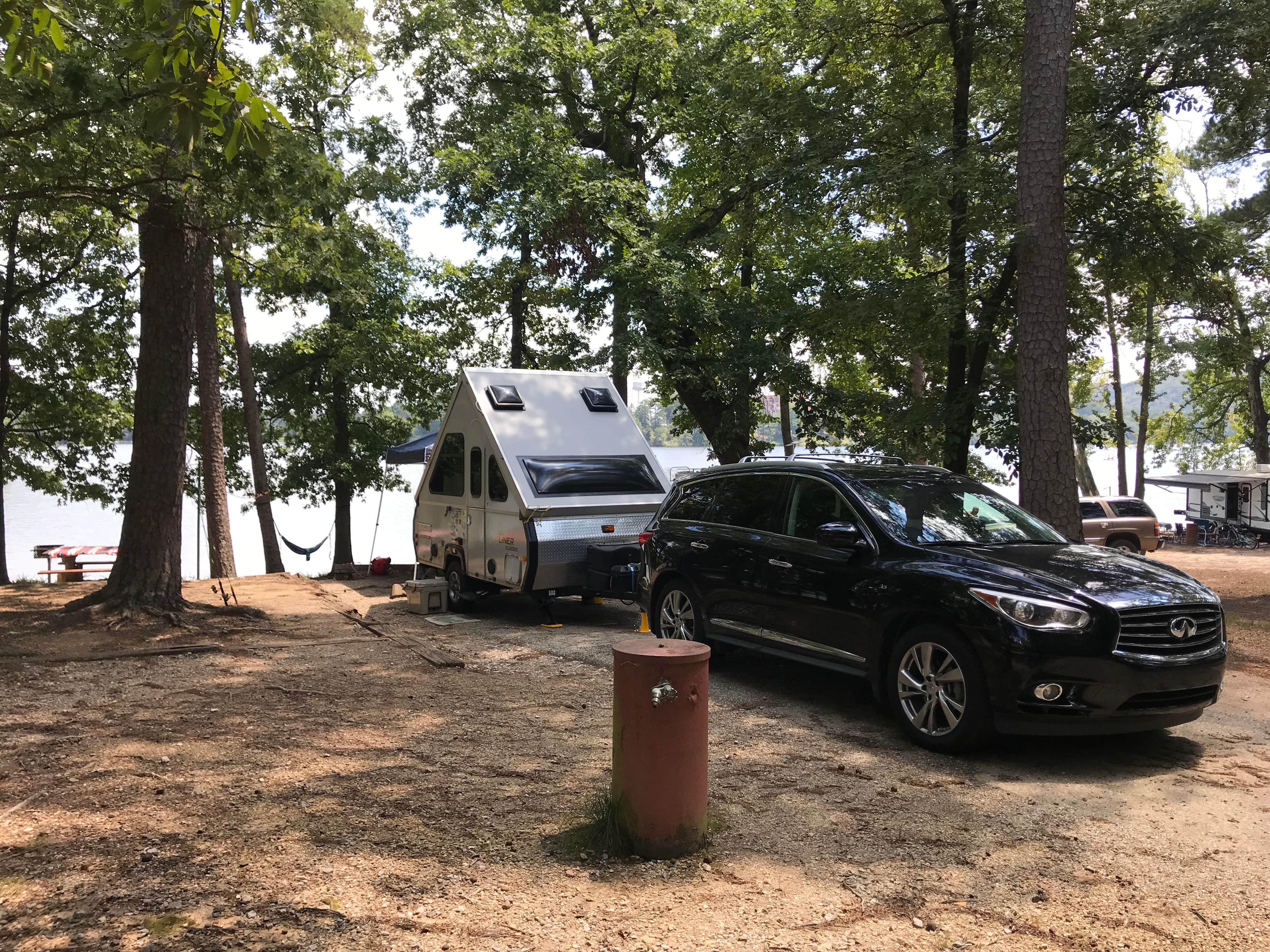 Shana D.'s photo of rv camping at Lake Catherine State Park Campground near Jones Mill, AR