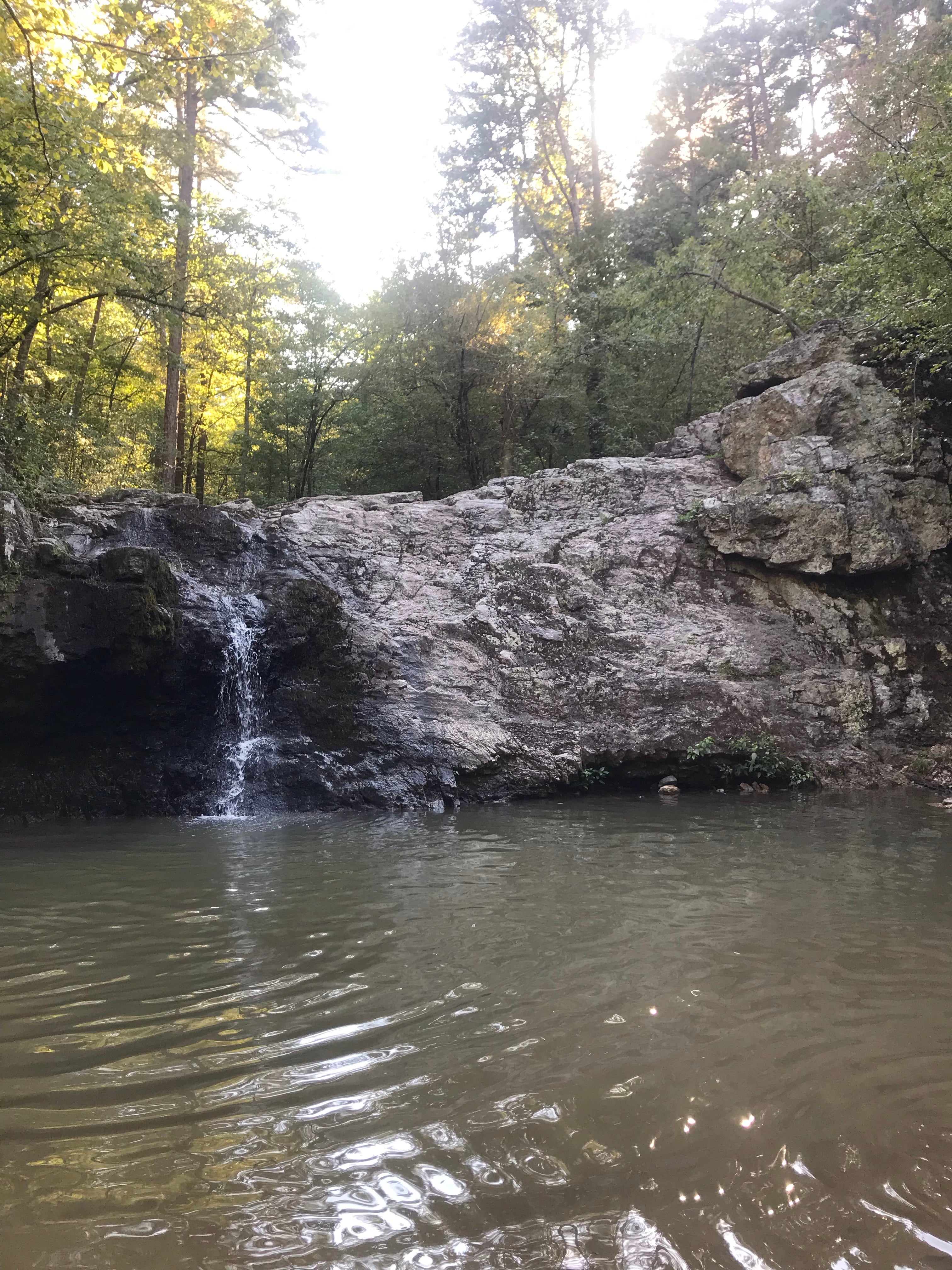waterfall hiking trail
