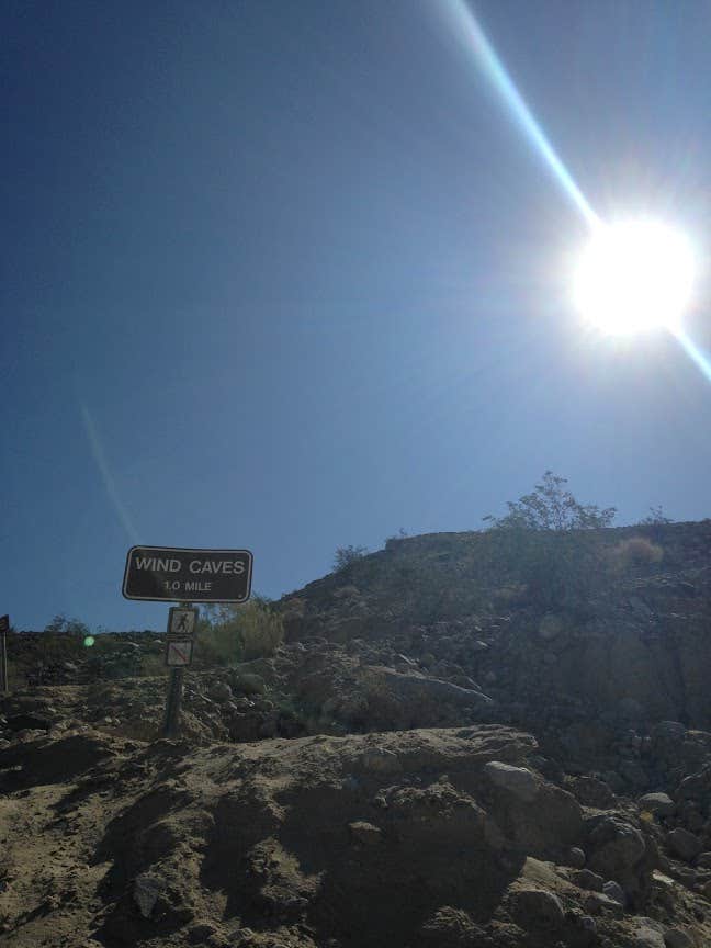 Kate W.'s photo of a dispersed camping area at Fish Creek Wash Primitive Campsite near Aguanga, CA