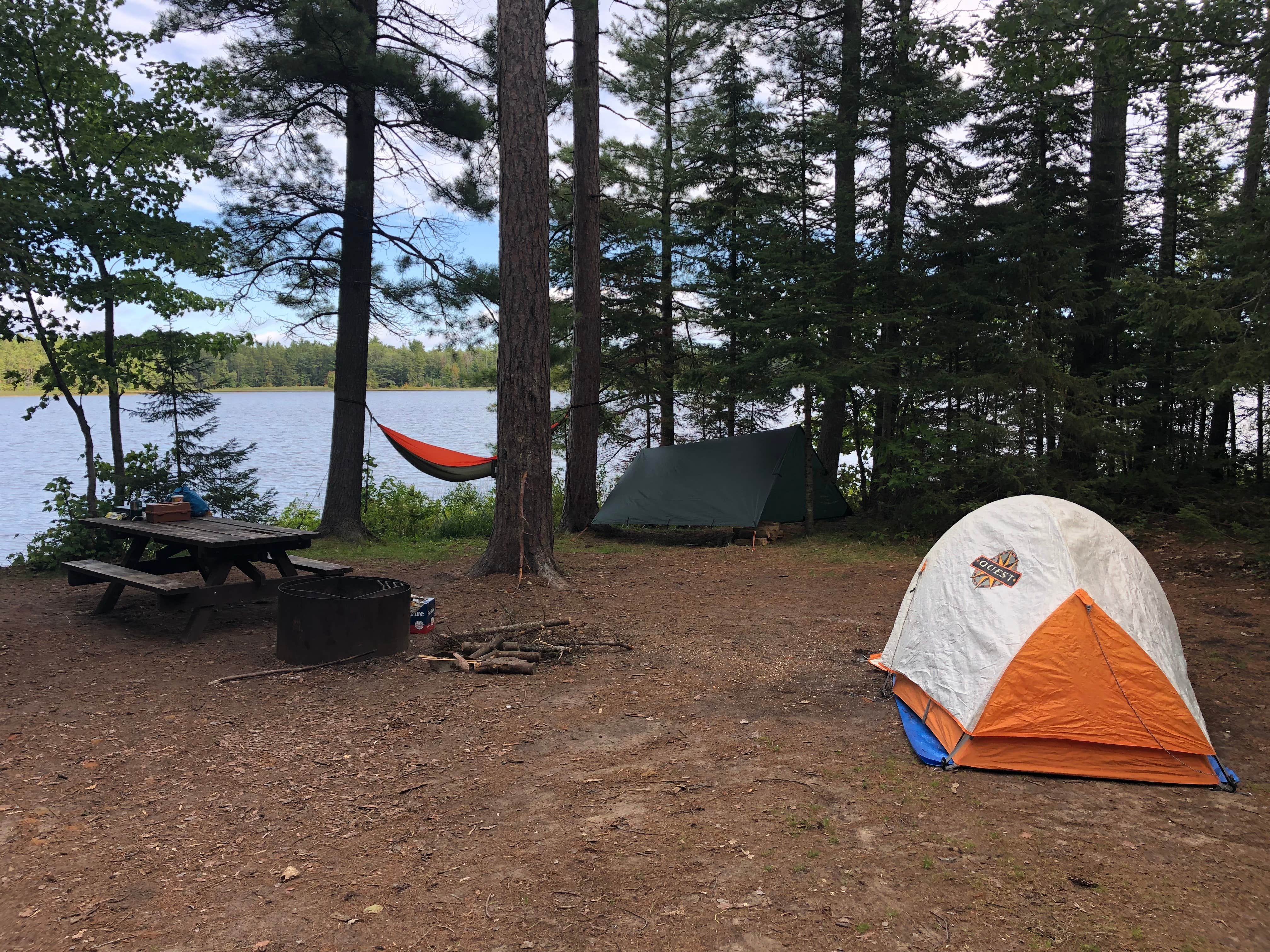 Camper-submitted photo at Bodi Lake State Forest Campground near Paradise, MI