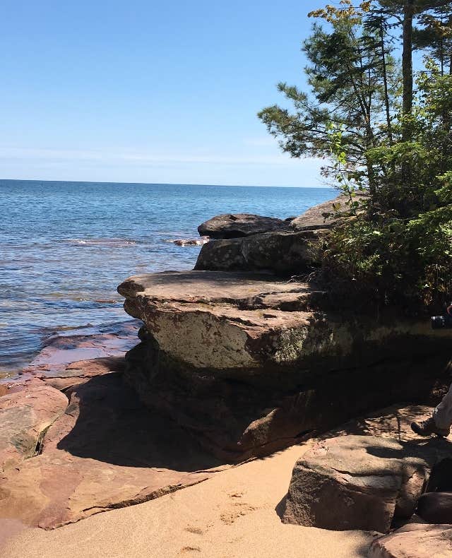 Camper-submitted photo at Stockton Island - Campsite — Apostle Islands National Lakeshore near Saxon, WI