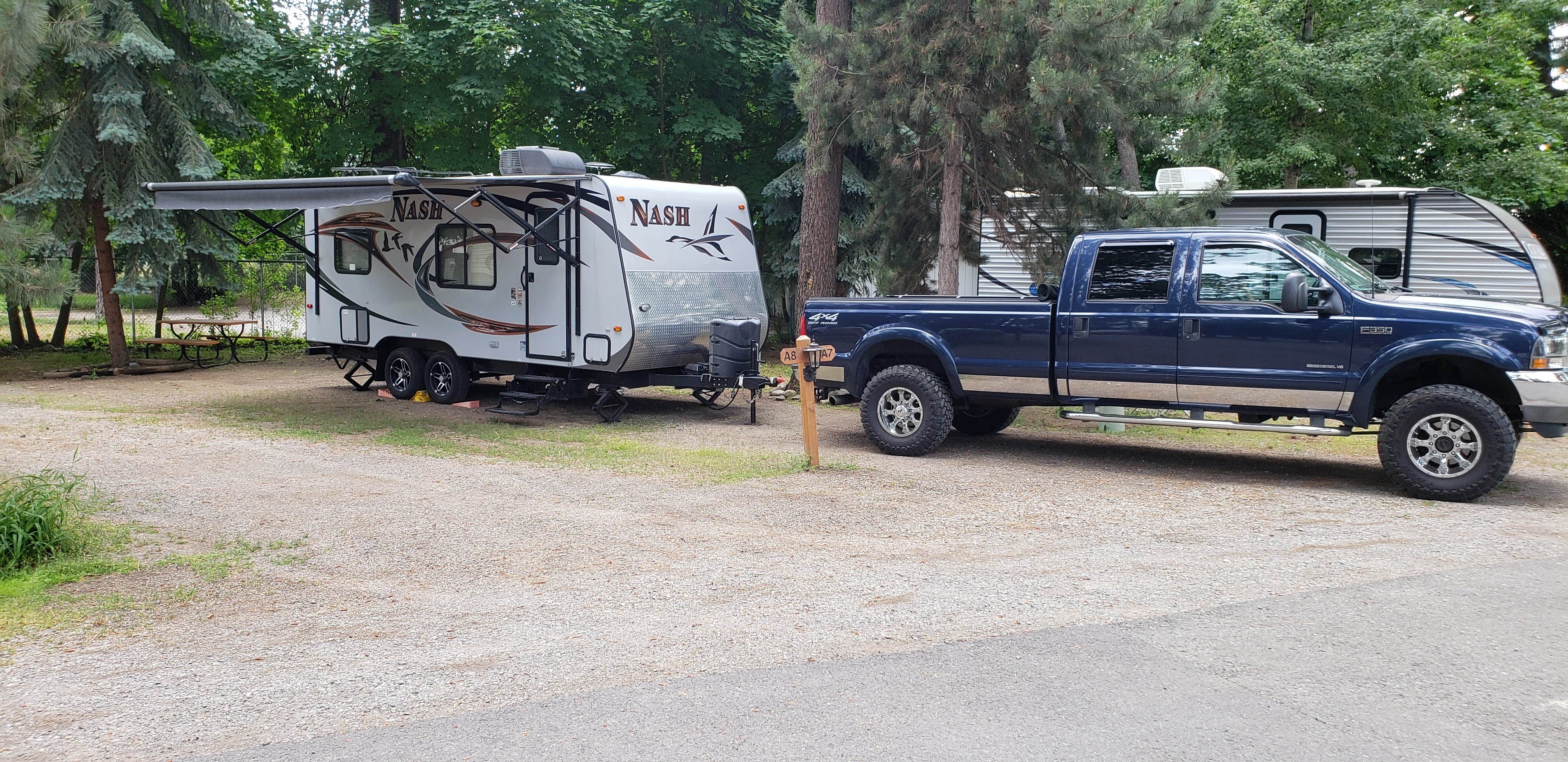 Christon  C.'s photo of rv camping at Tamarack RV Park And Vacation Cabins near Cataldo, ID